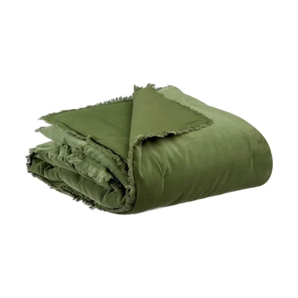 Fara Plaid, eucalyptus, large