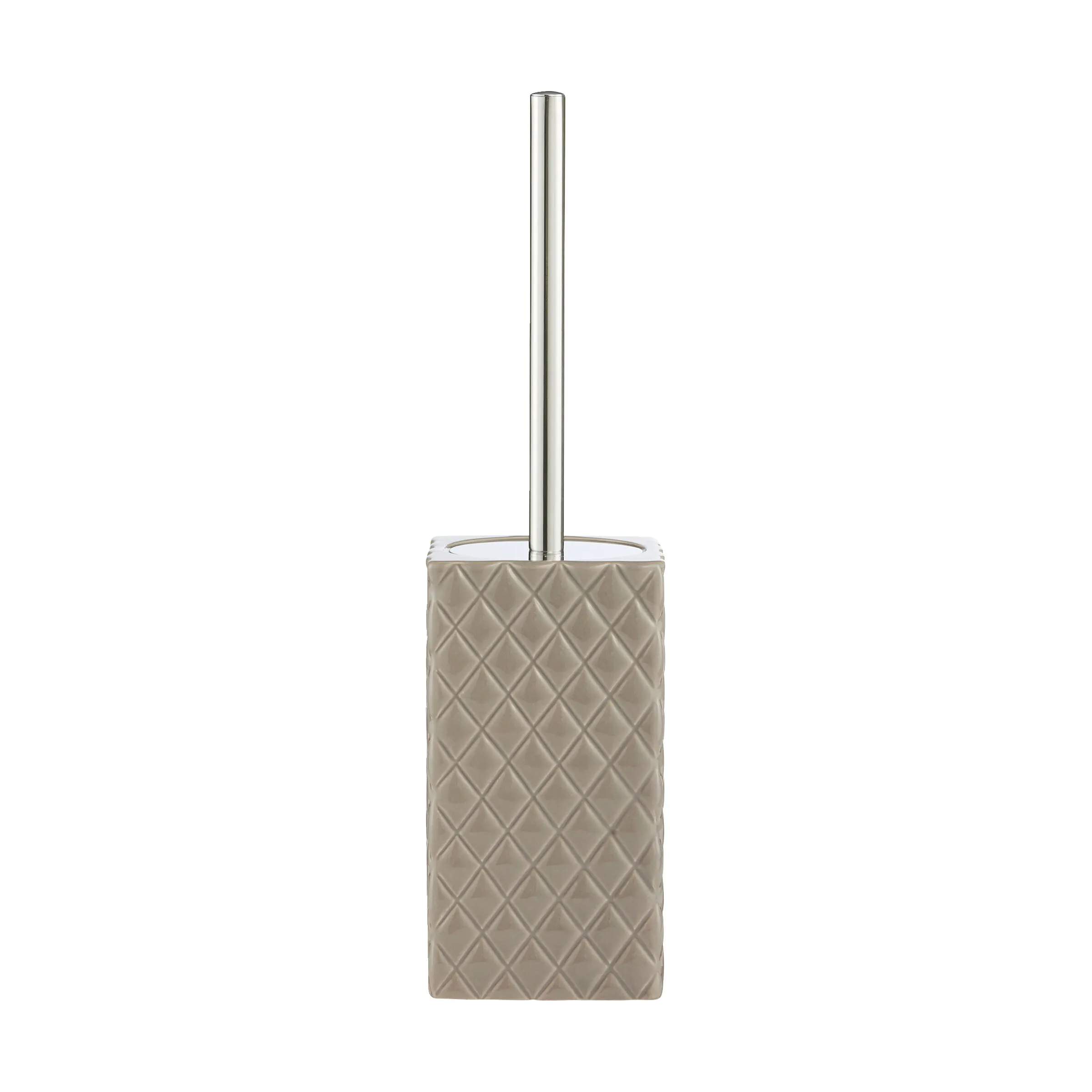 Portia Toiletbørste, beige/sølv, large