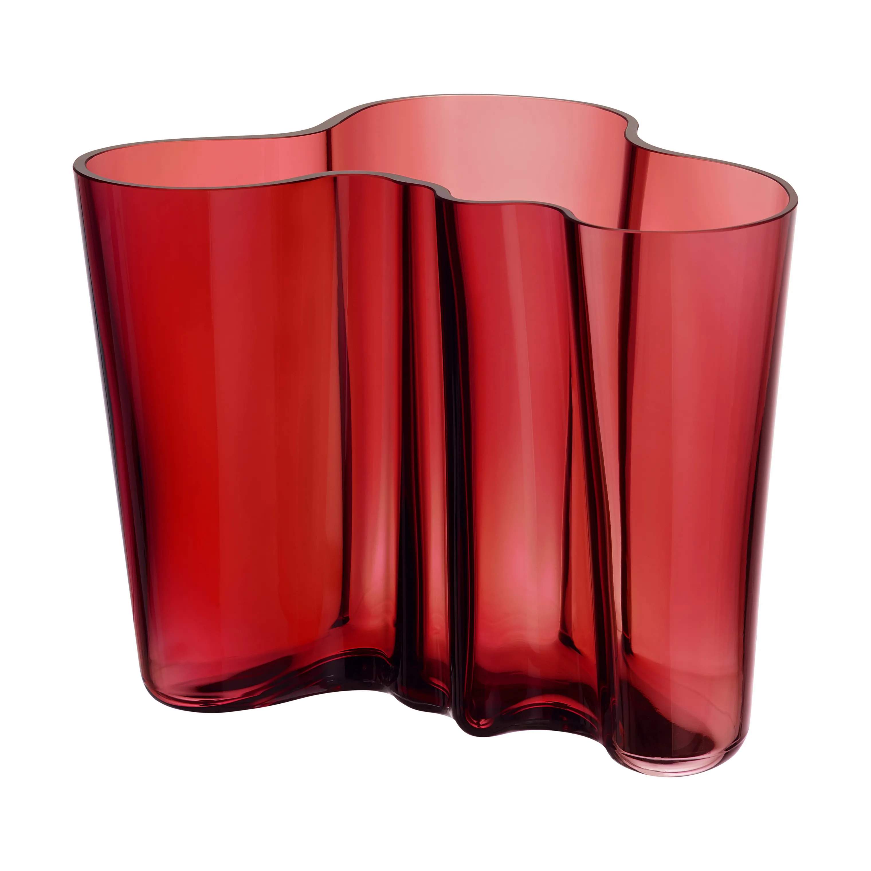 Alvar Aalto Vase, rød, large
