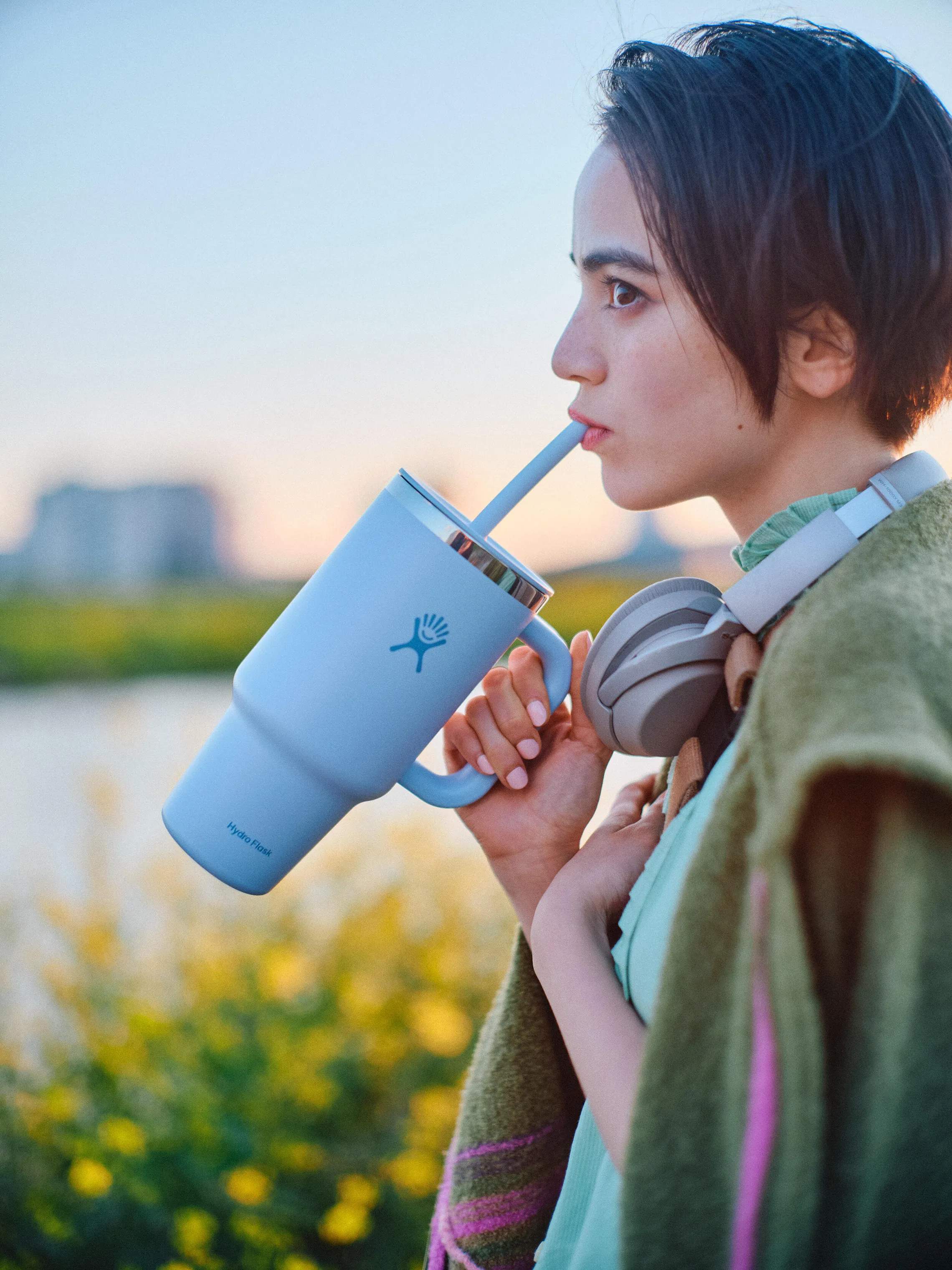 Hydro Flask To go kopper Travel Tumbler i Lyseblå, 946 ml, 5