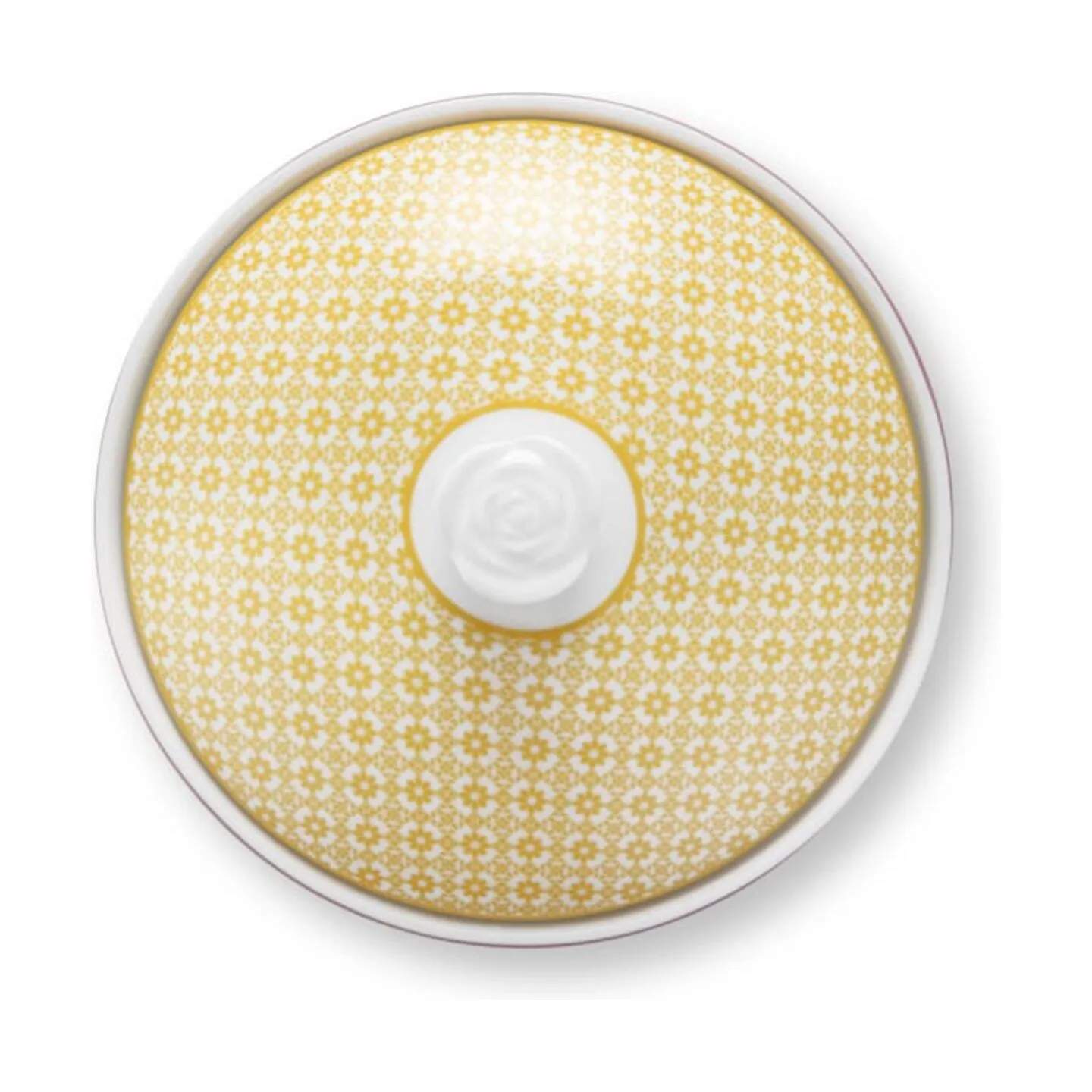 PIP Studio Skåle Lily & Lotus Sukkerskål i Yellow, 4