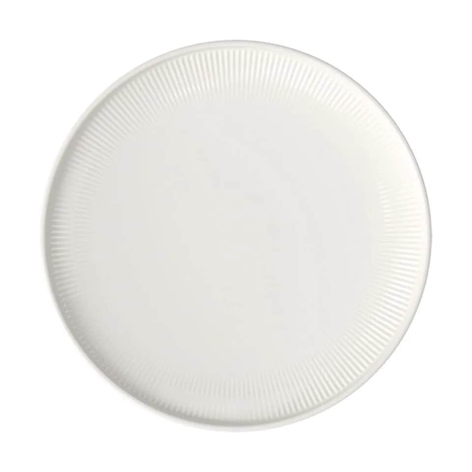 Afina Tallerken, hvid, large