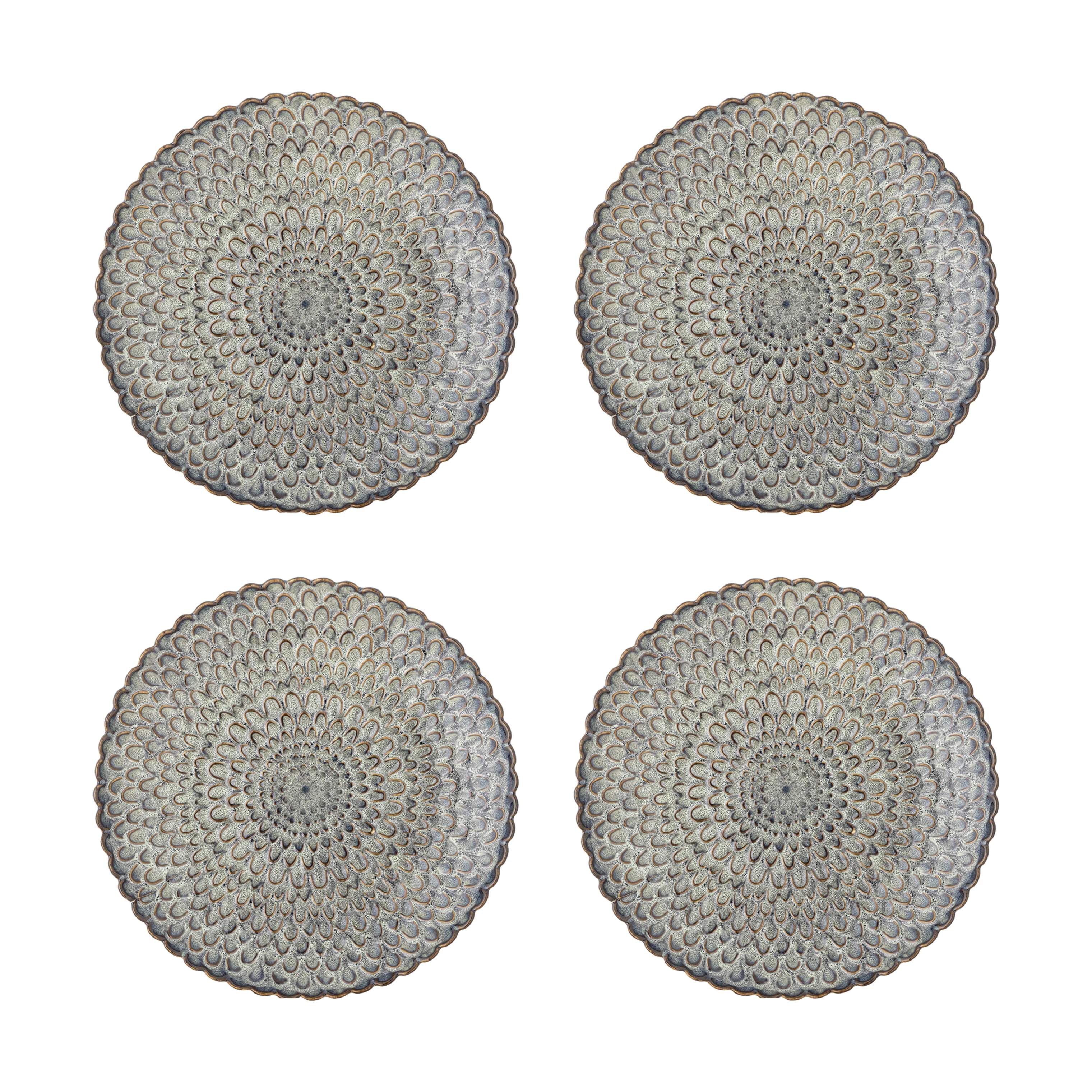 Creative Collection Middagstallerkener Katrina Tallerken - 4 stk. i Grå, 1