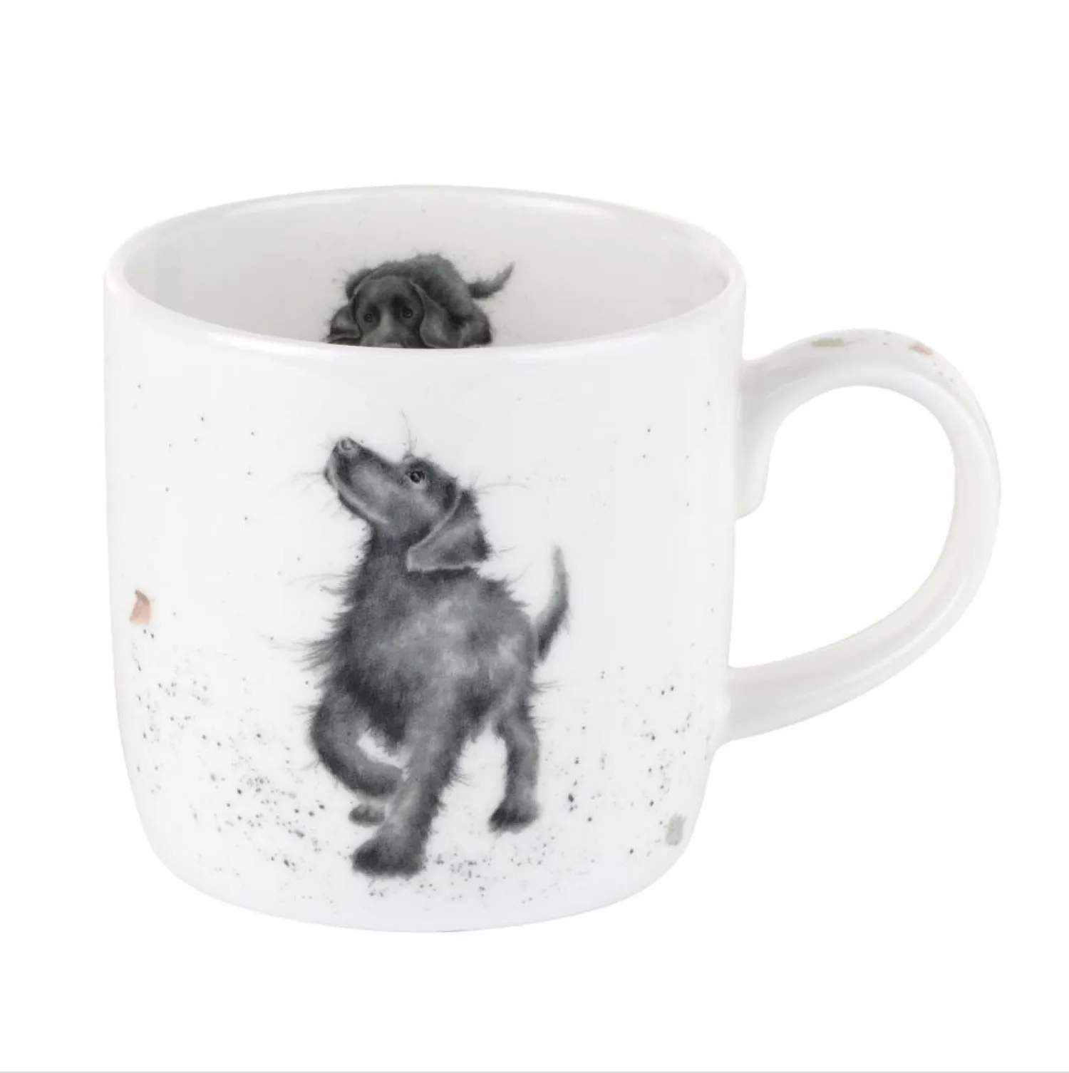 Royal Worcester Krus og kopper med hank Wrendale Krus - Walkies i Walkies hund, 1