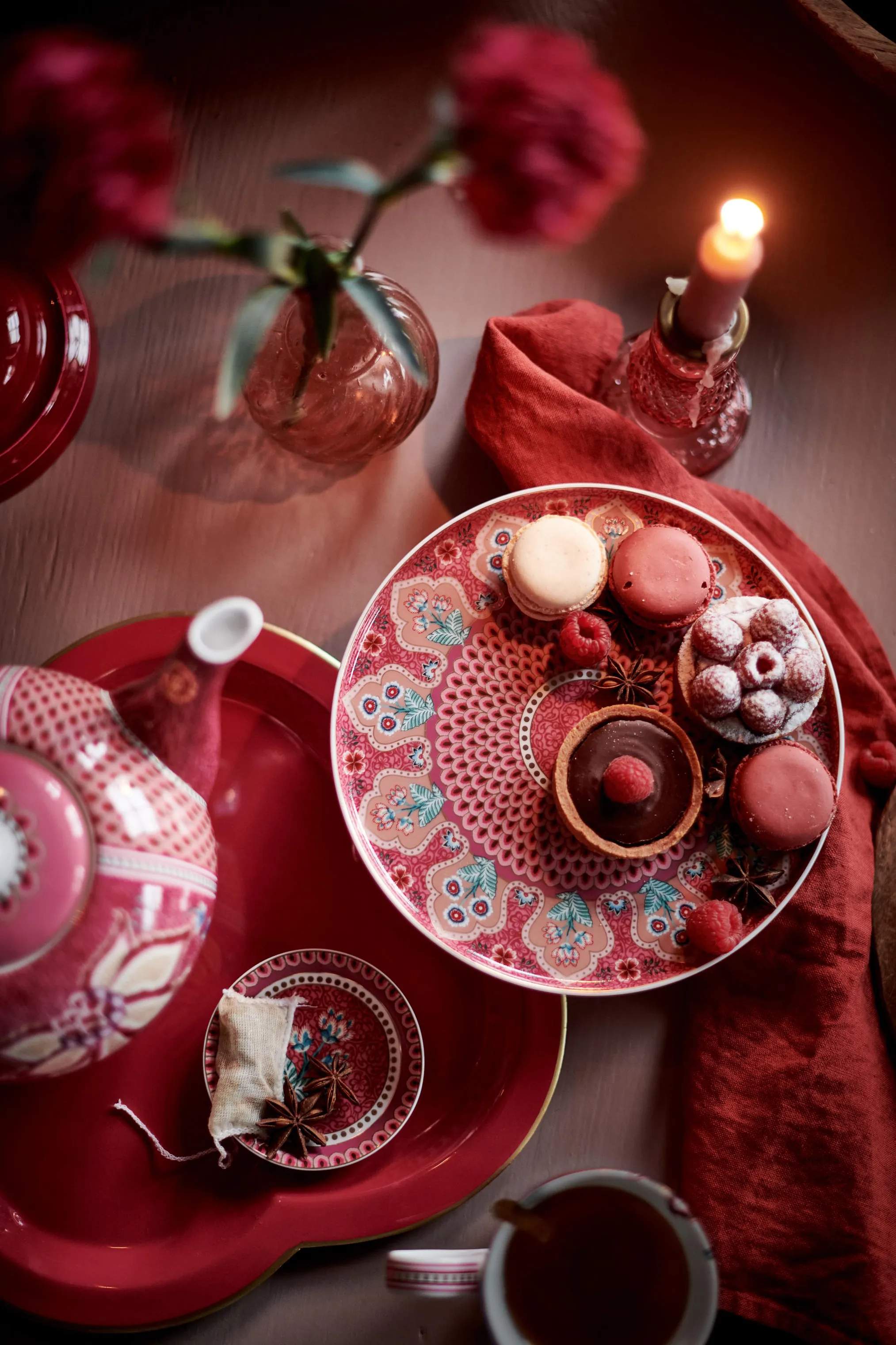 PIP Studio Tekander Flower Festival Tekande i Pink, 2