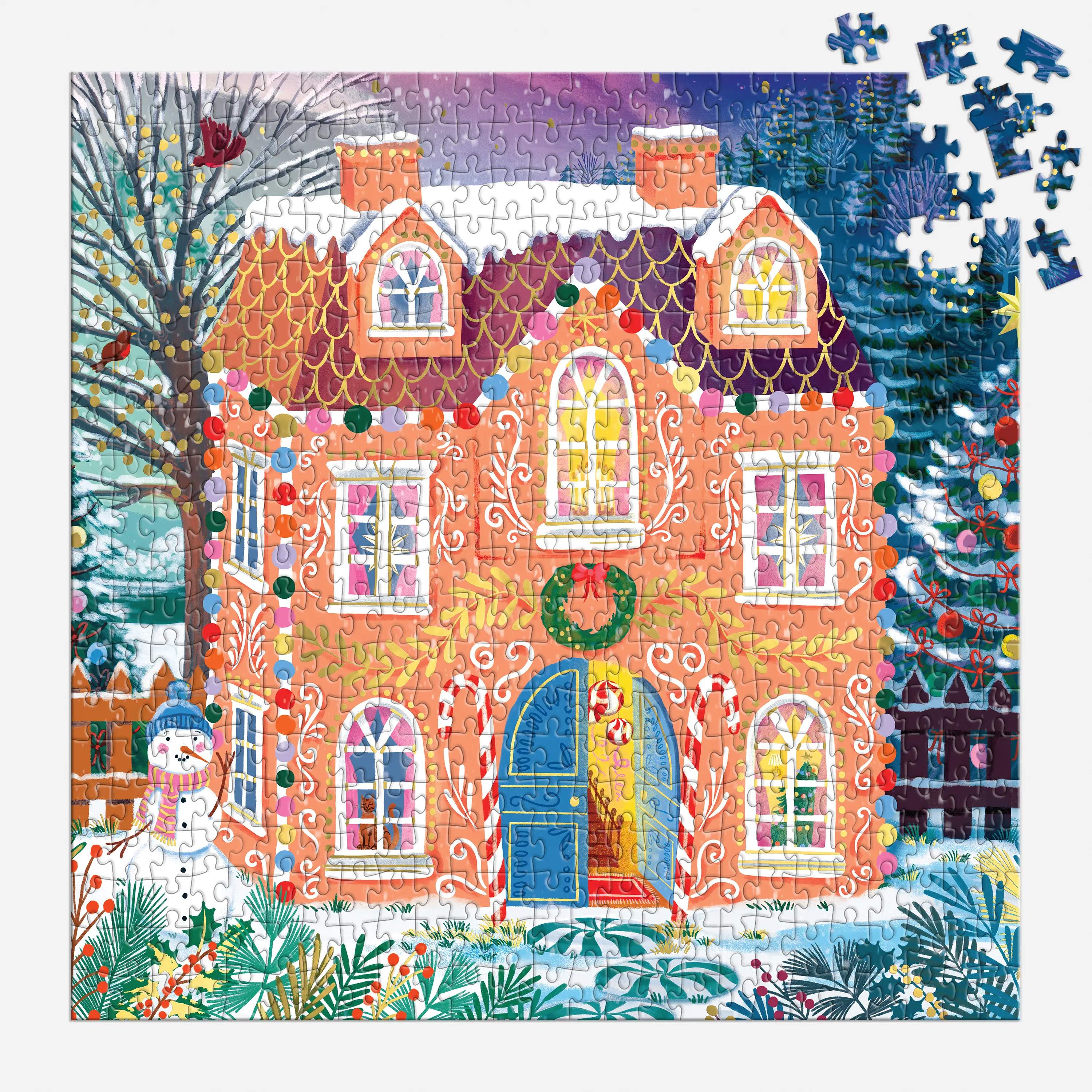 Galison Puslespil Puslespil - Home Sweet Holiday i multi home sweet, 2