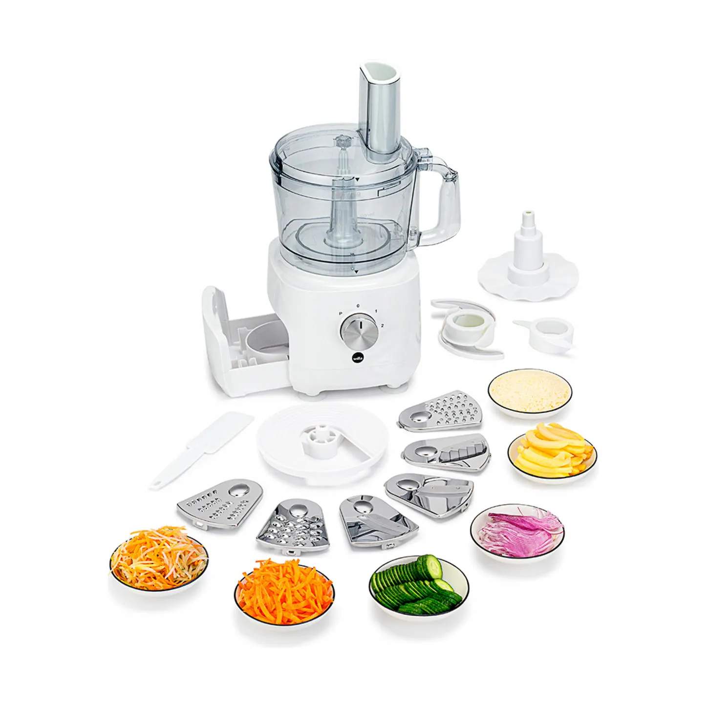 Wilfa Foodprocessorer Foodprocessor FP2-1000W i Hvid, 3