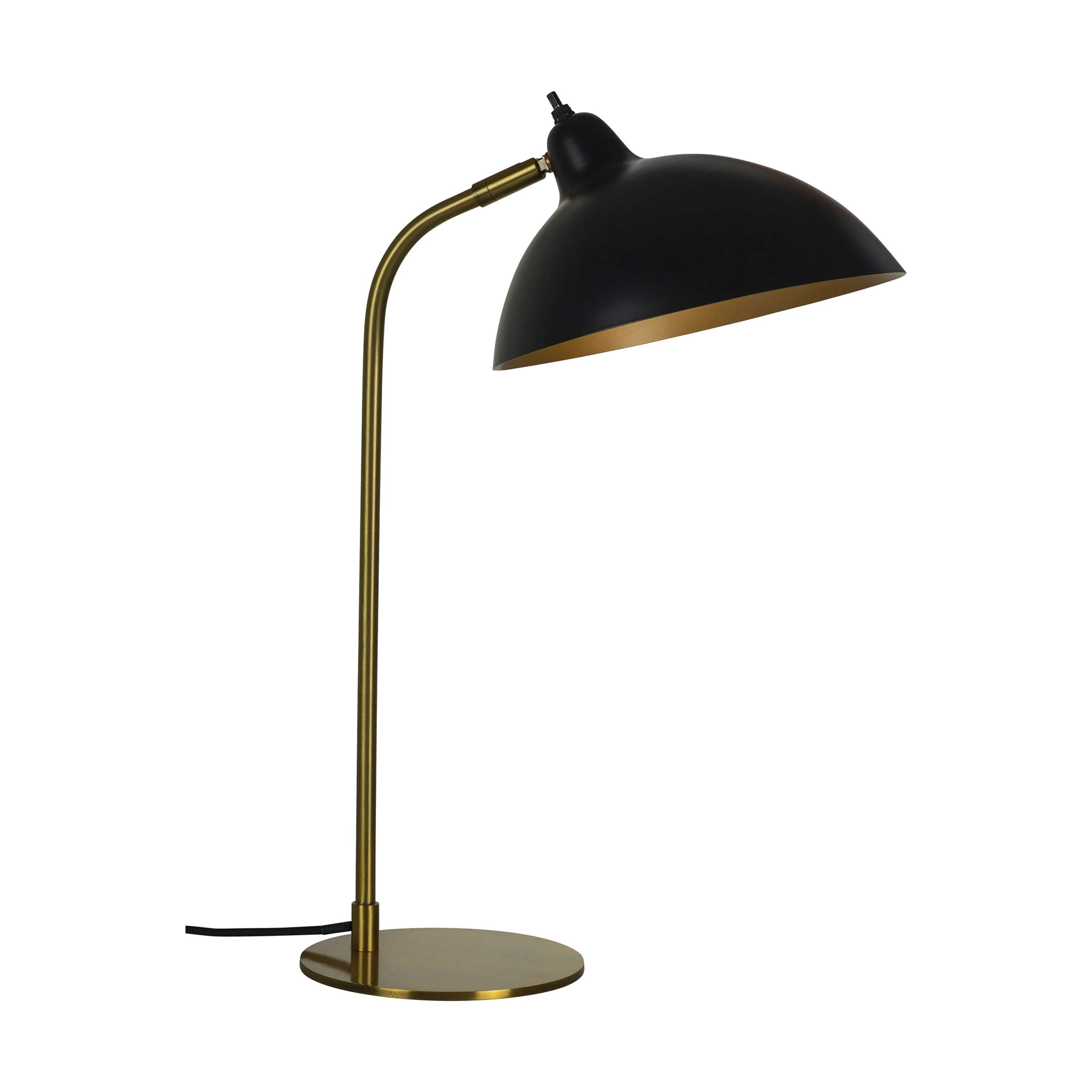 Dyberg Larsen Bordlamper Futura Bordlampe i Sort/ guld/ messing, 1