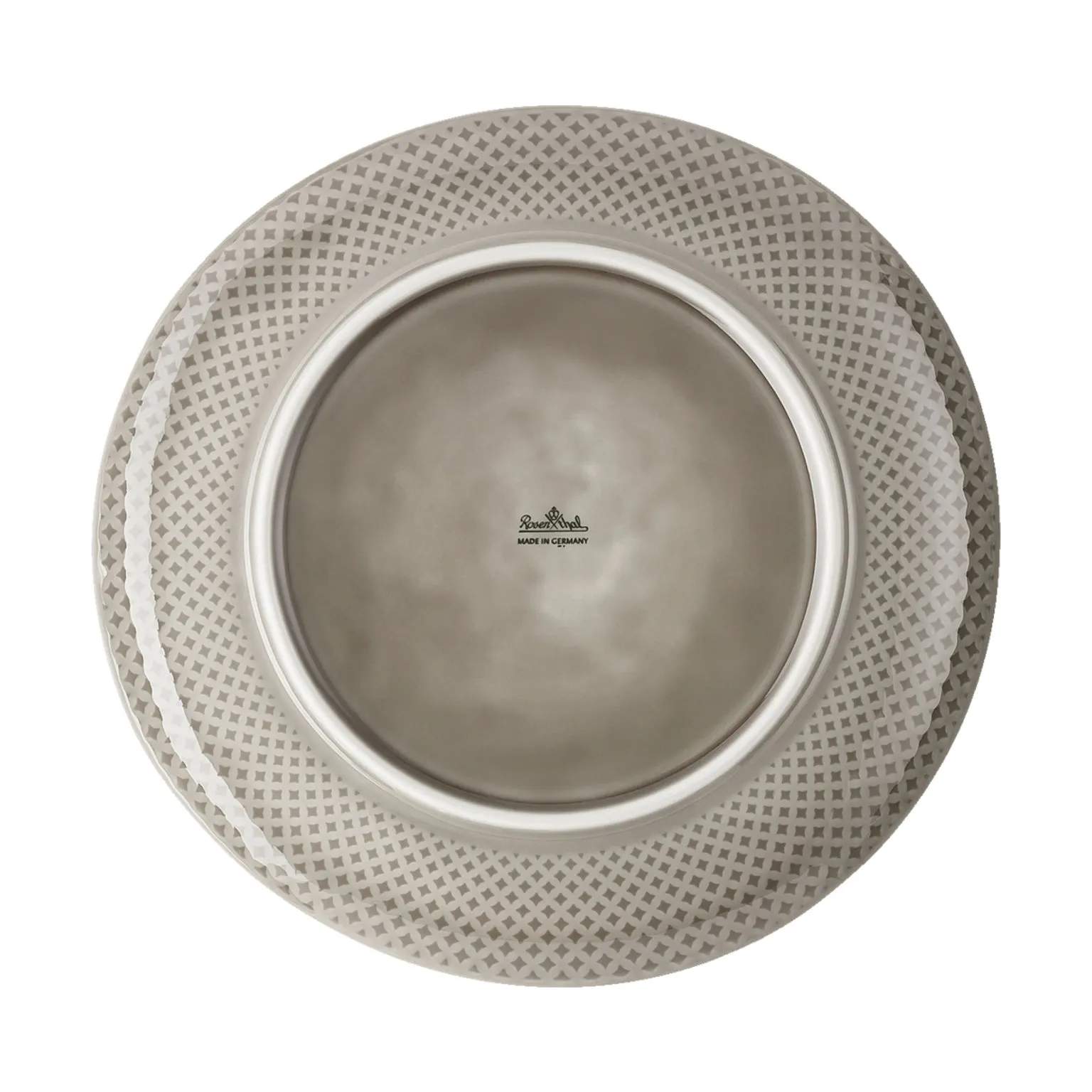 Rosenthal Middagstallerkener Junto Middagstallerken i Perlegrå, 27 cm, 2