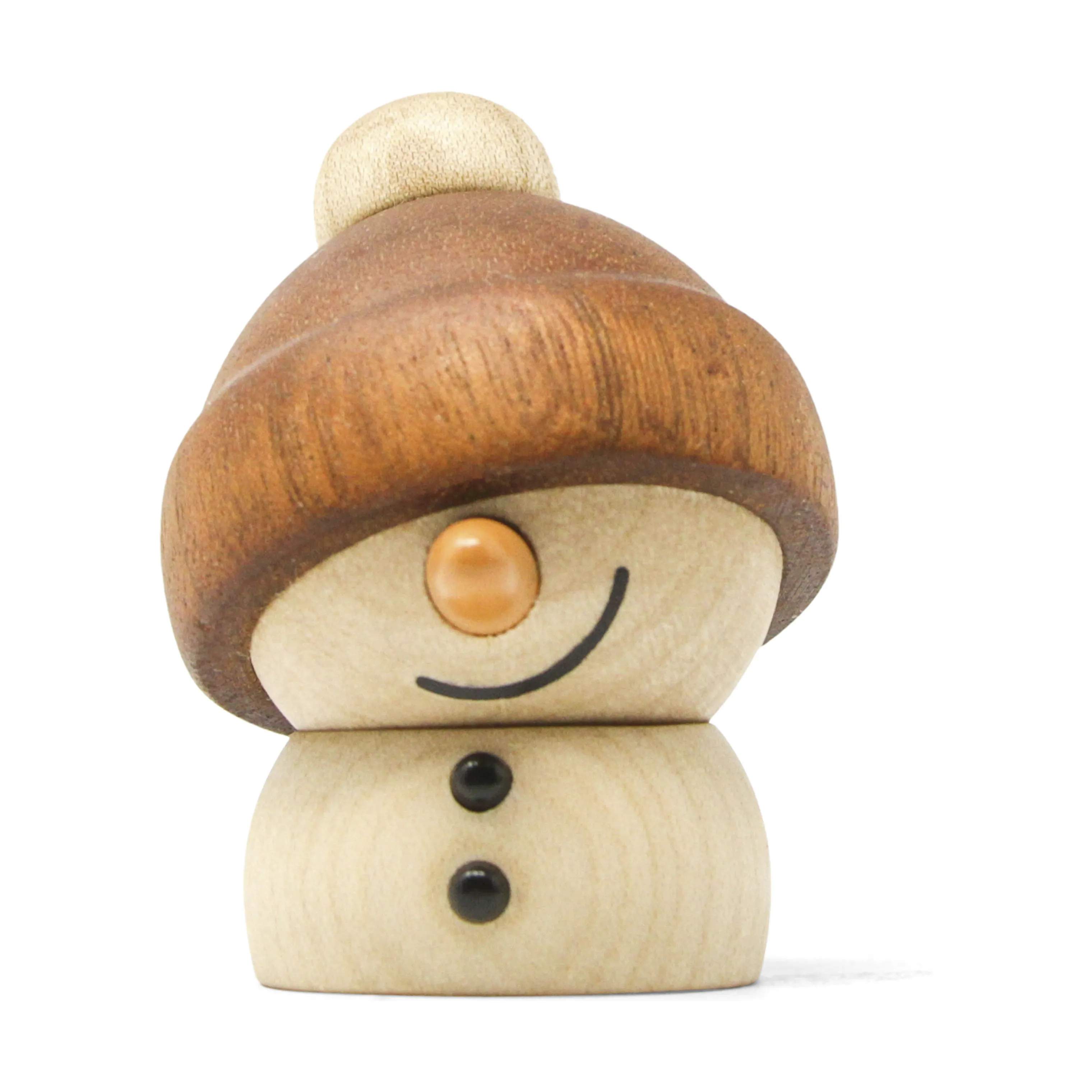 FableWood Julefigurer Snowman - Sundae i Ahorn/Sapele, 1