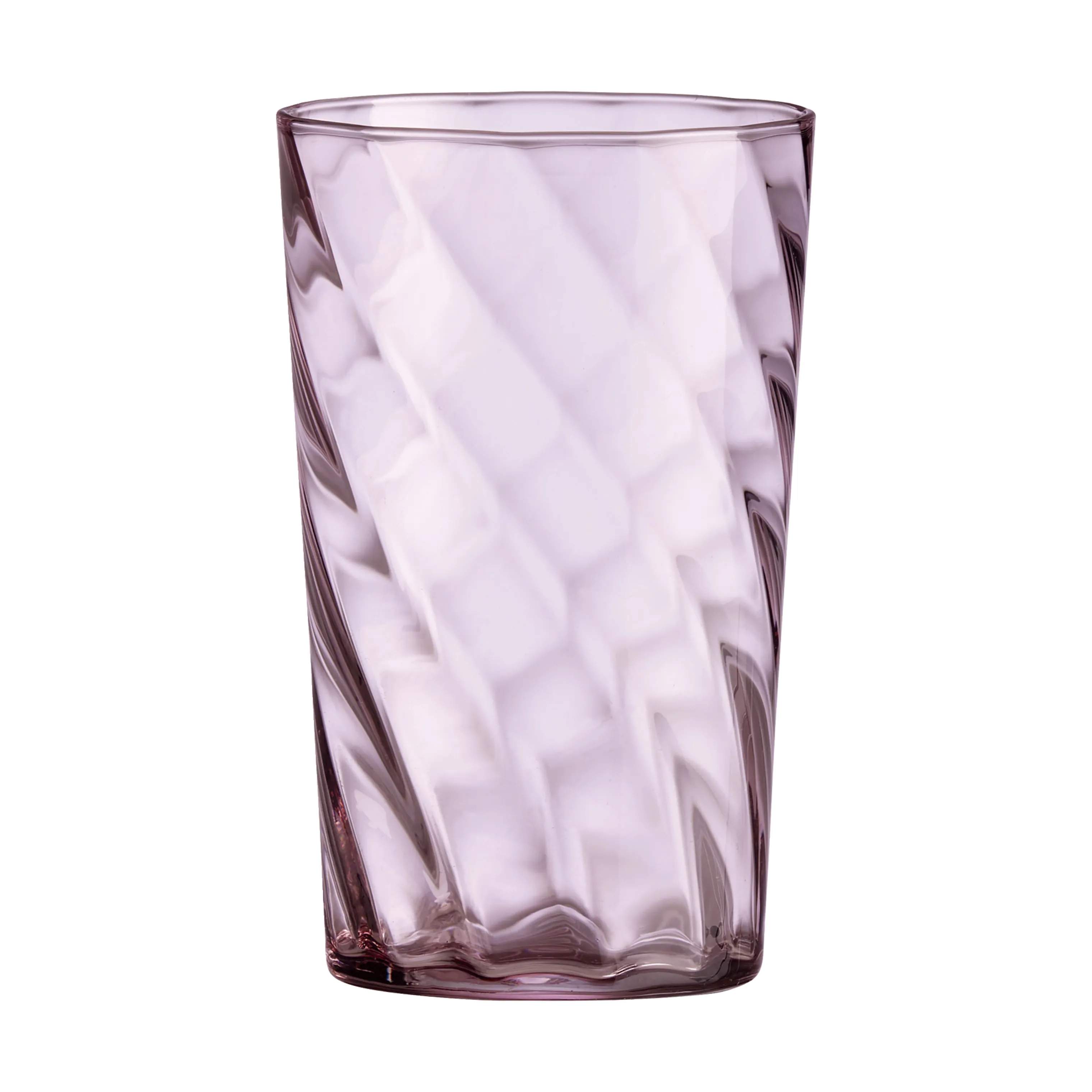 Unique Highball Glas, pink, large