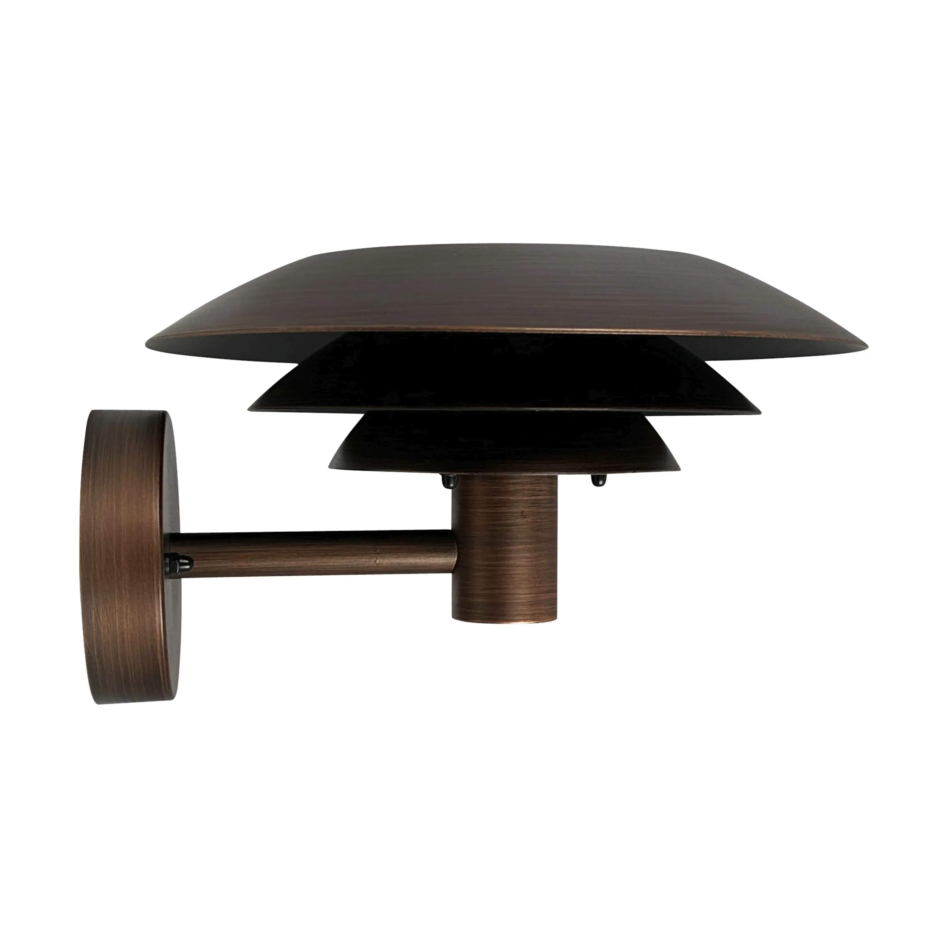 Dyberg Larsen Udendørs væglamper Udendørs Væglampe DL25 i Kobber, 1