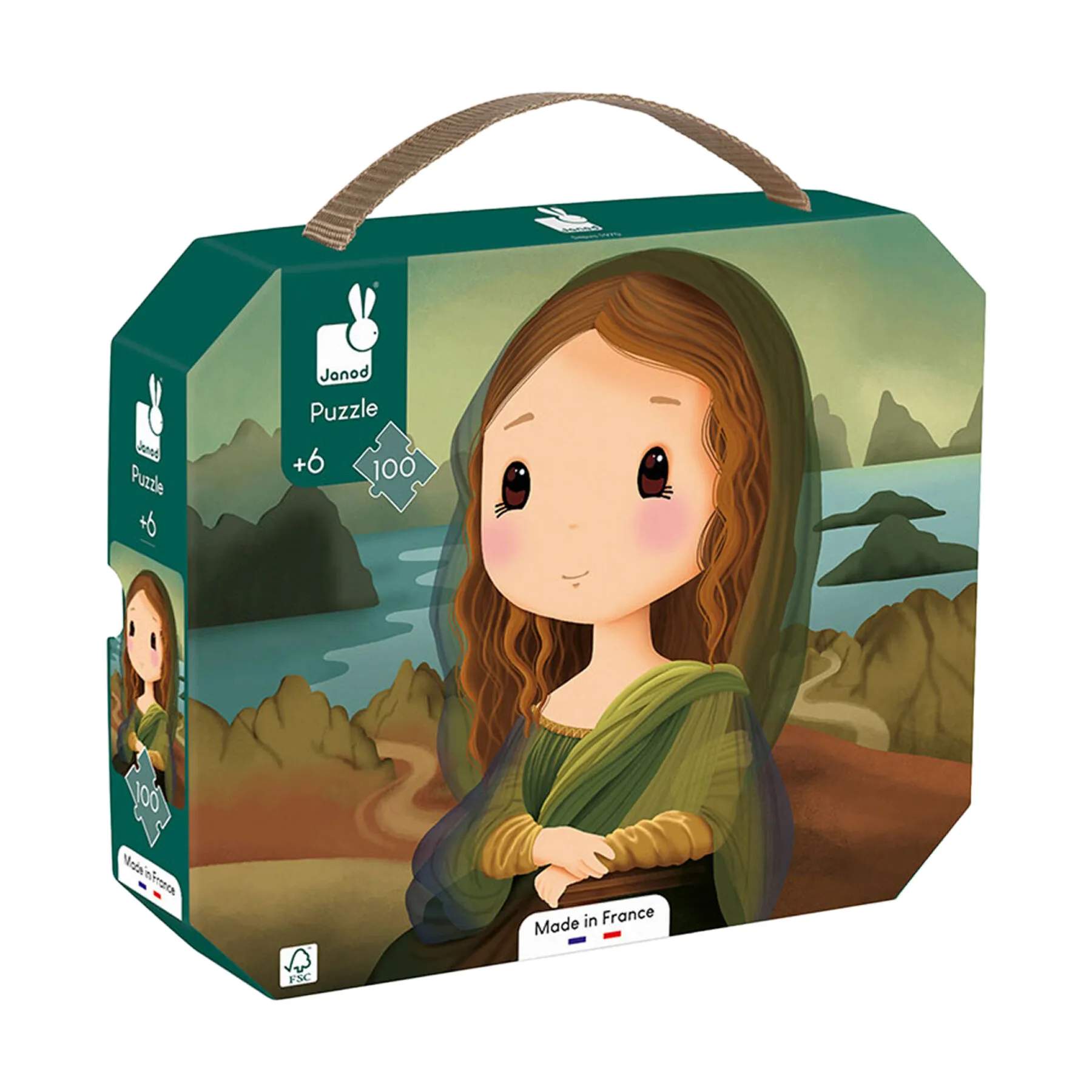 Spilbræt Puslespil Puzzle Puslespil - Mona Lisa i Mona Lisa, 1