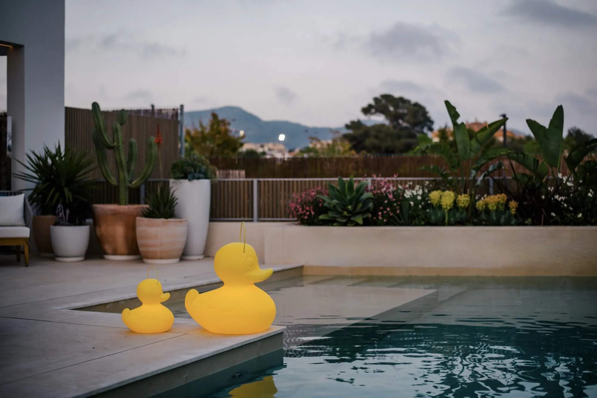 Goodnight Light LED-lamper Duck-Duck Lampe - Lille i Yellow, 31 cm, 3