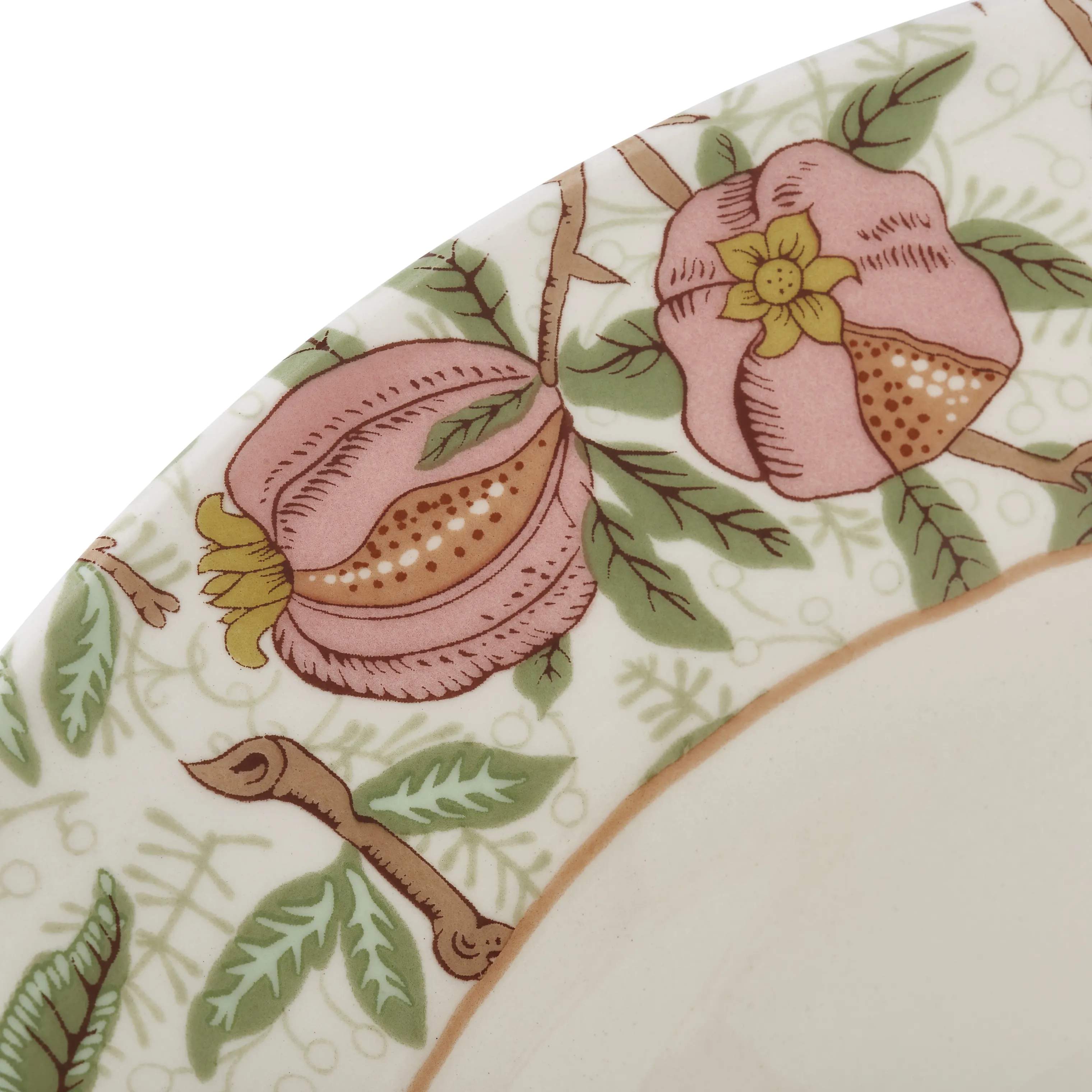 Spode Pastatallerkener Morris & Co Pastatallerken i Lyserød/Grøn/gul/orange, 2