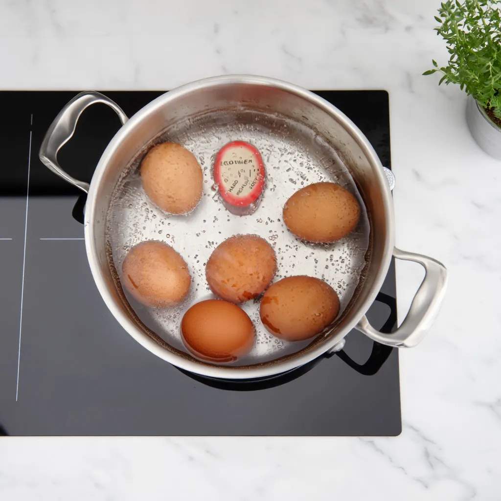 Cook & Baker Æggedelere og øvrigt udstyr til æg Æggetimer i Rød, 3
