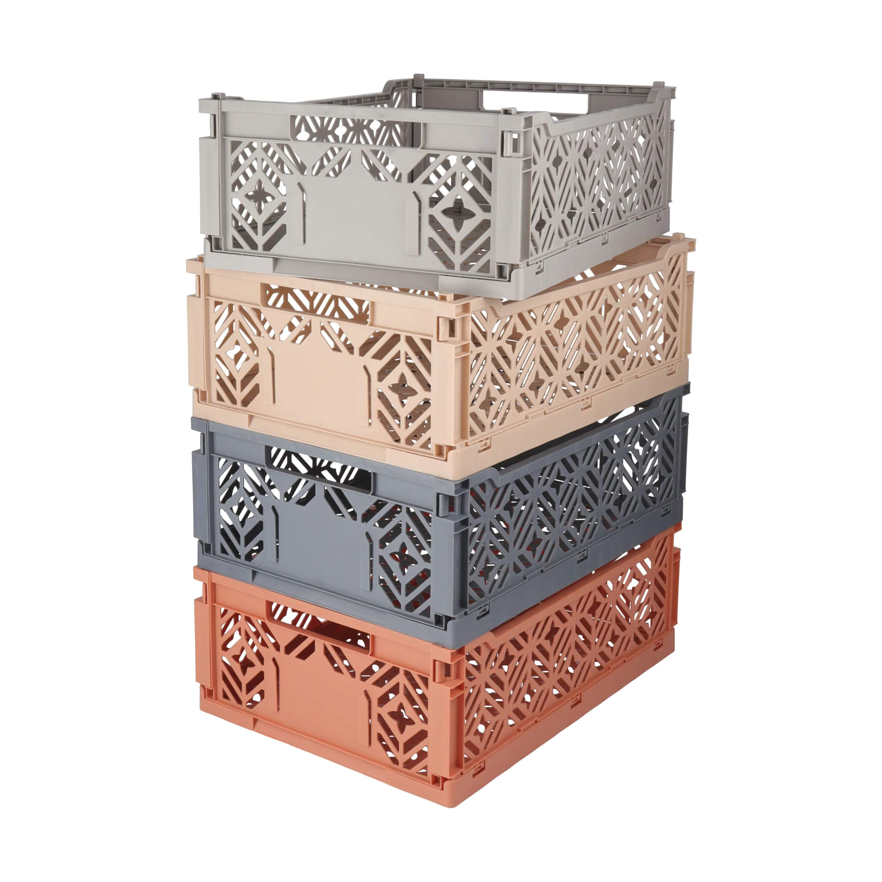 CASA Living Kasser Foldekasse i Terracotta, B20 x L30,7 cm, 4