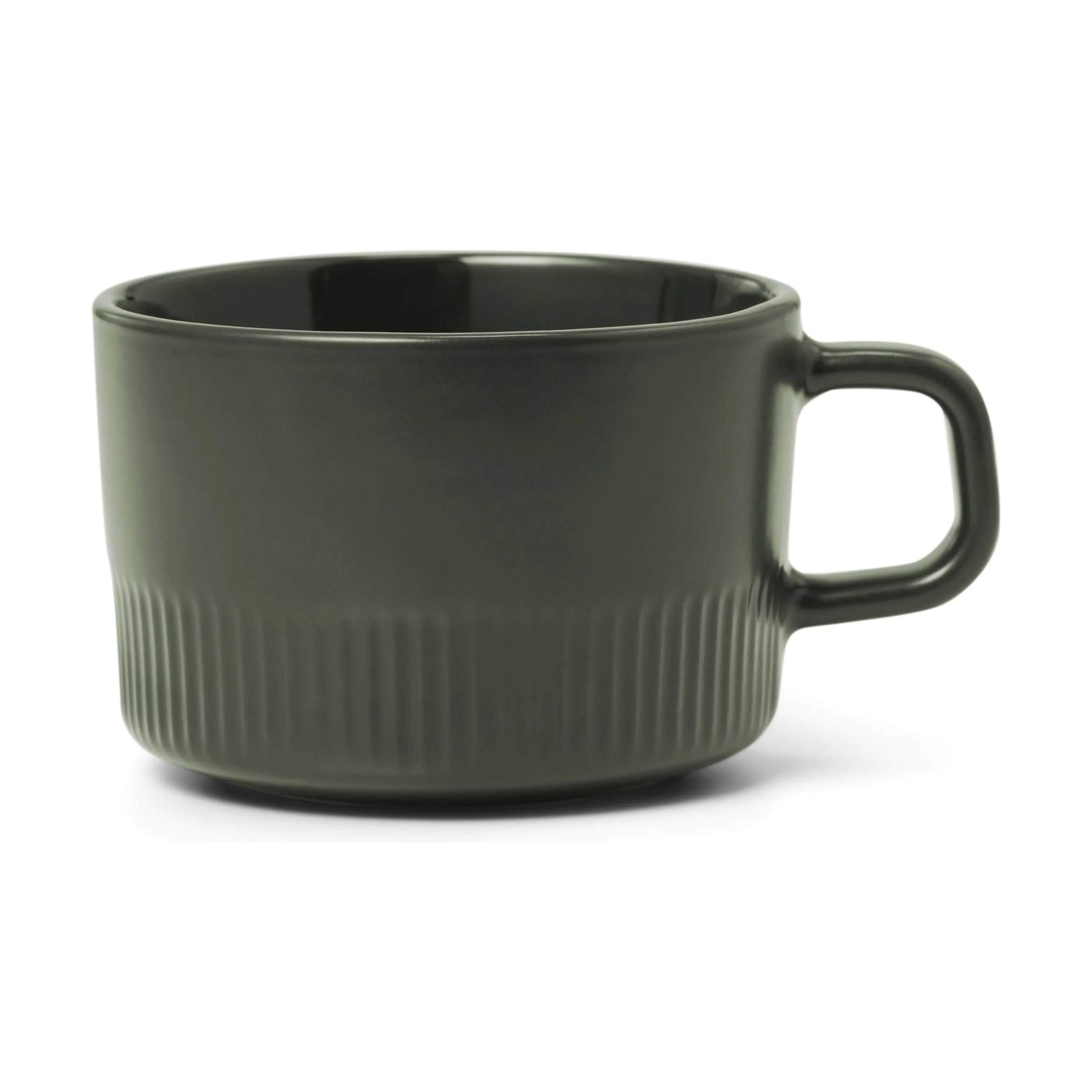 Marc O'Polo Krus og kopper med hank Moments Kop m. Underkop i Olive green, 4