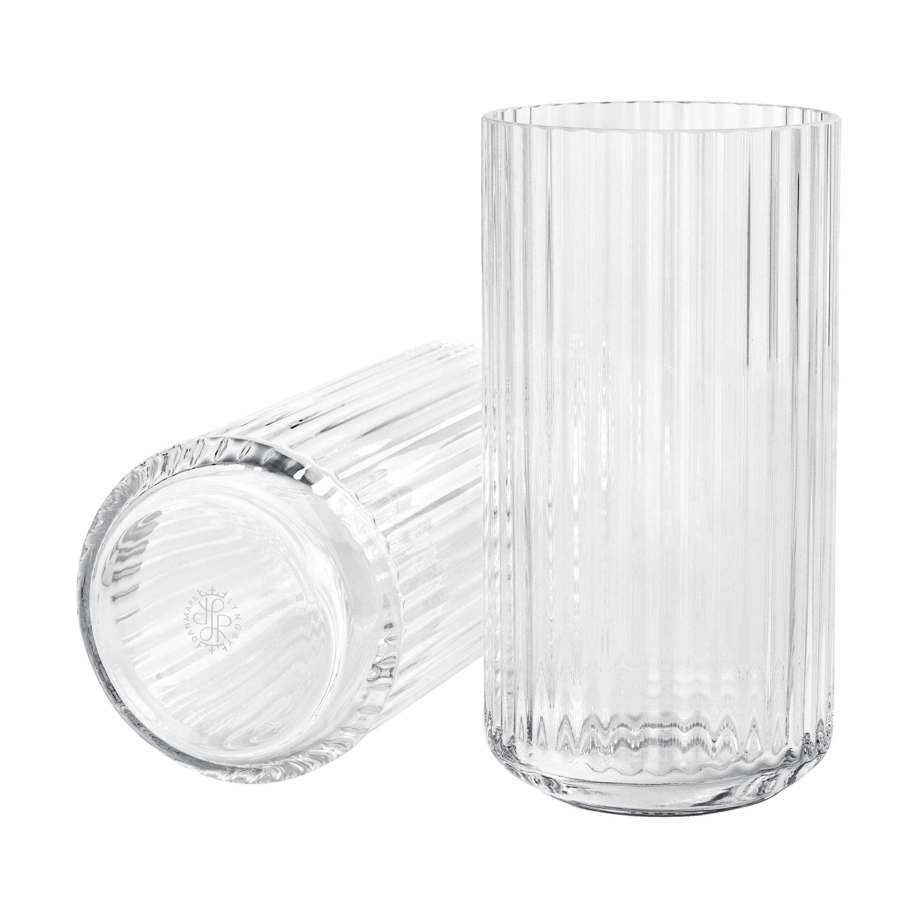 Lyngby Porcelæn Vaser Vase i Klar, 20 cm, 3