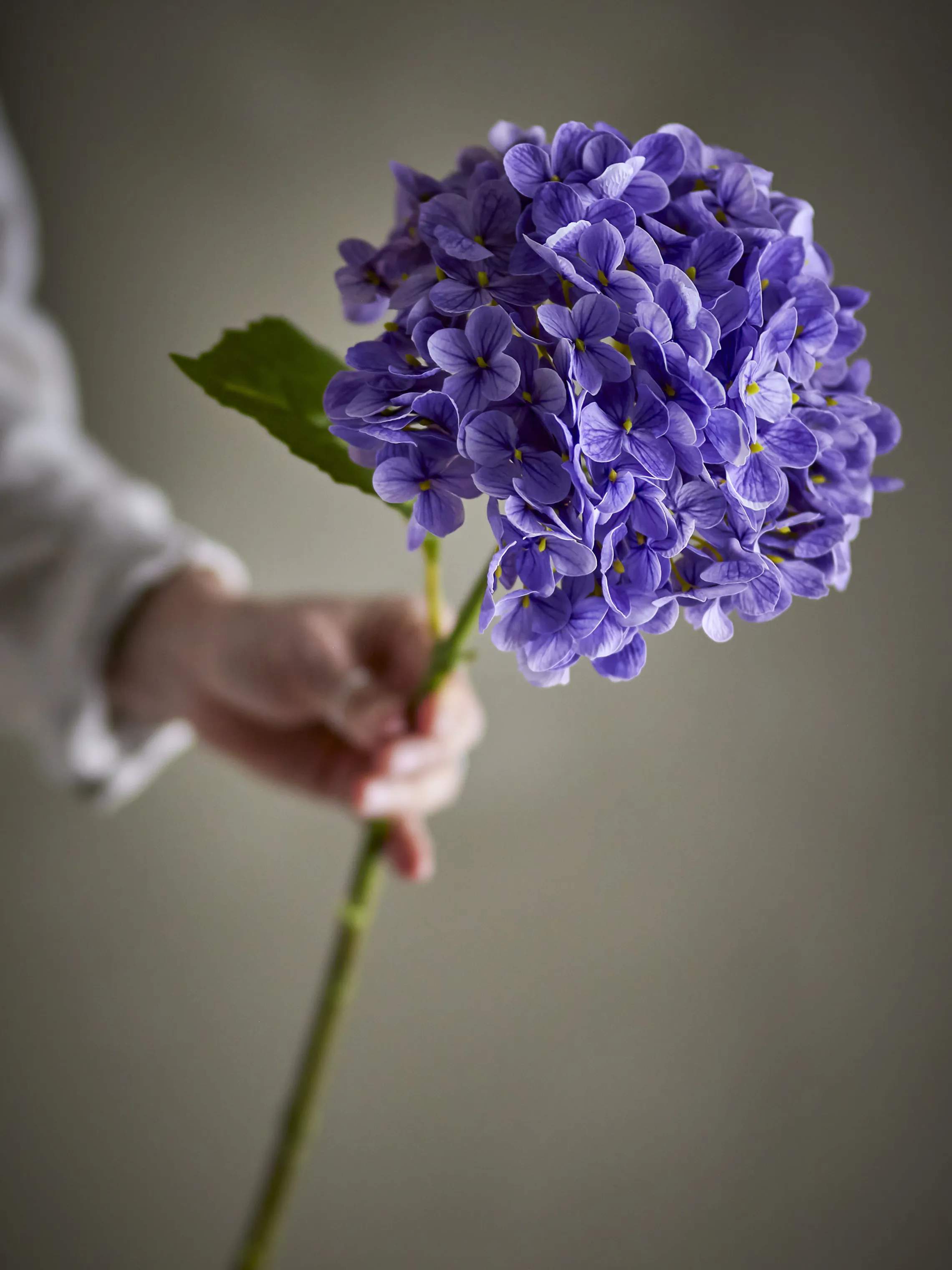 Bloomingville Kunstige blomster Kunstig blomst - Hydrangea stilk i Lilla, 3