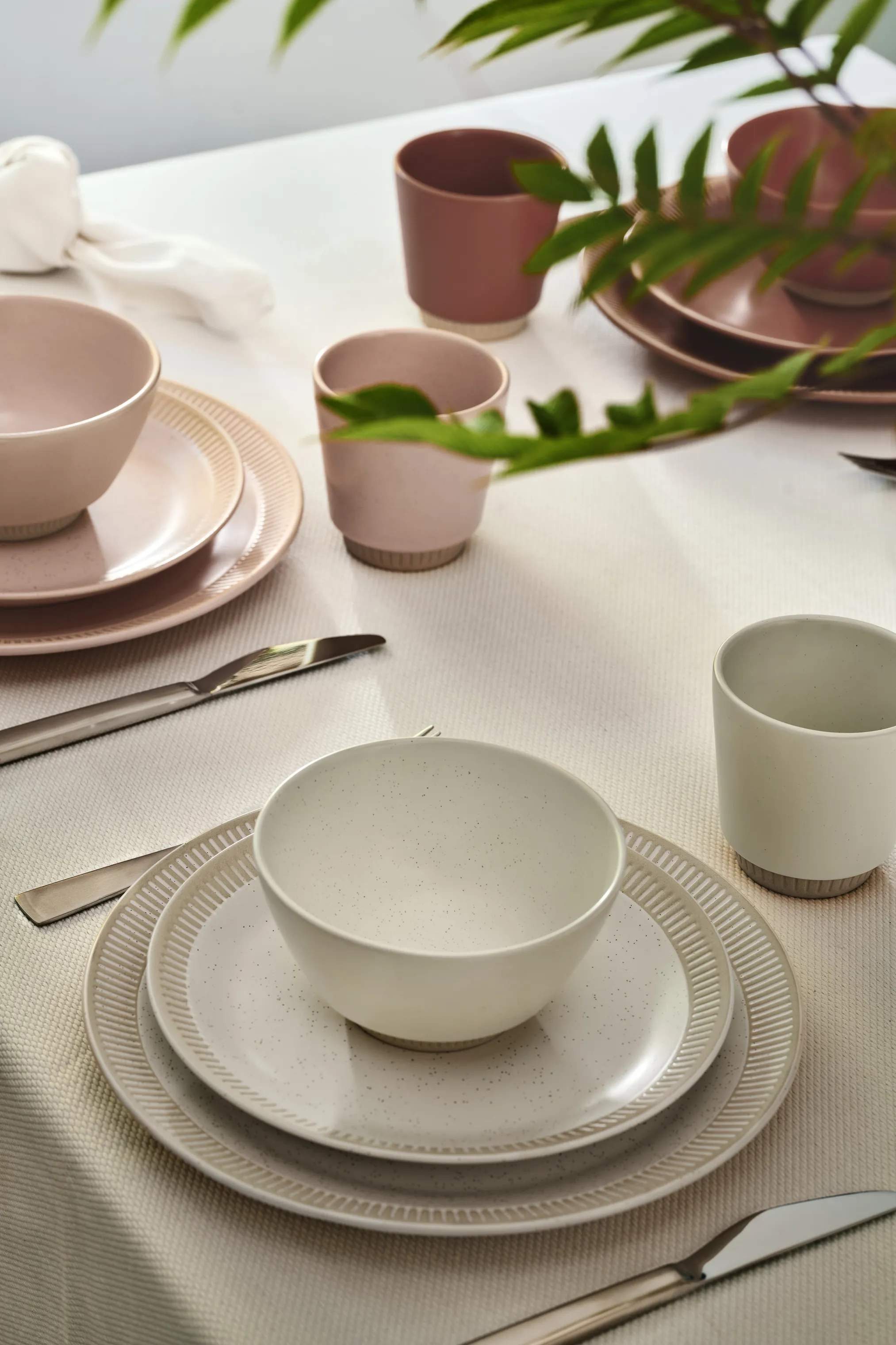 Knabstrup Keramik Frokosttallerkener Colorit Frokosttallerken i Sandt, 2