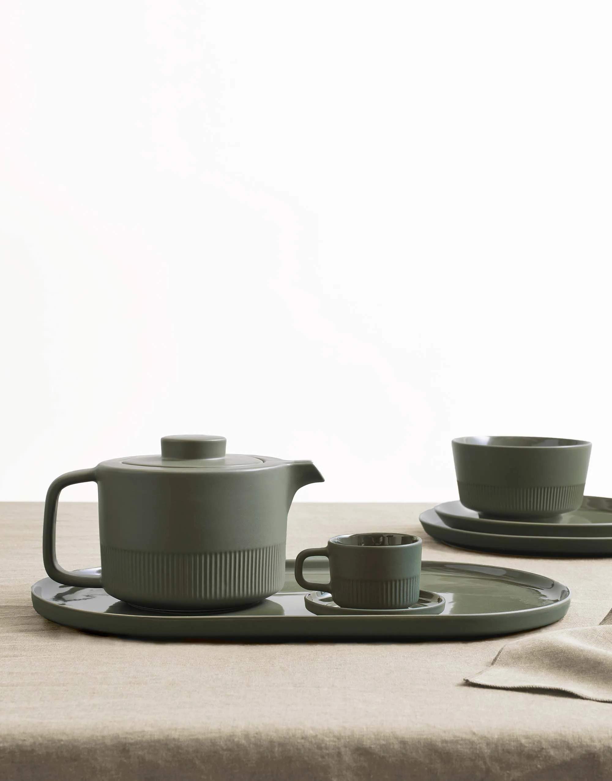 Marc O'Polo Espressokopper Moments Espressokop m. Underkop i Olive green, 2
