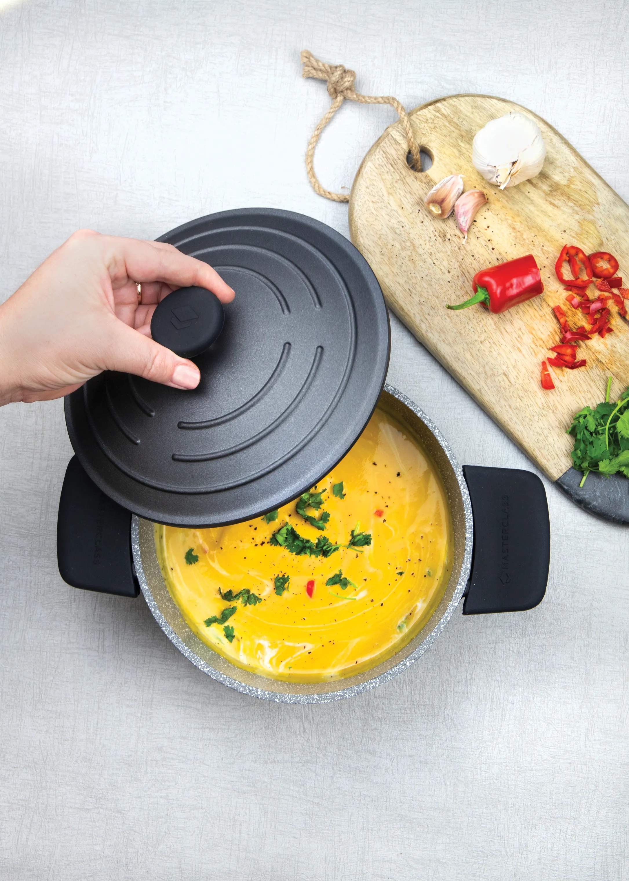 MasterClass Grydelapper Gourmet Grydelapper - 3 stk. i Sort, 2