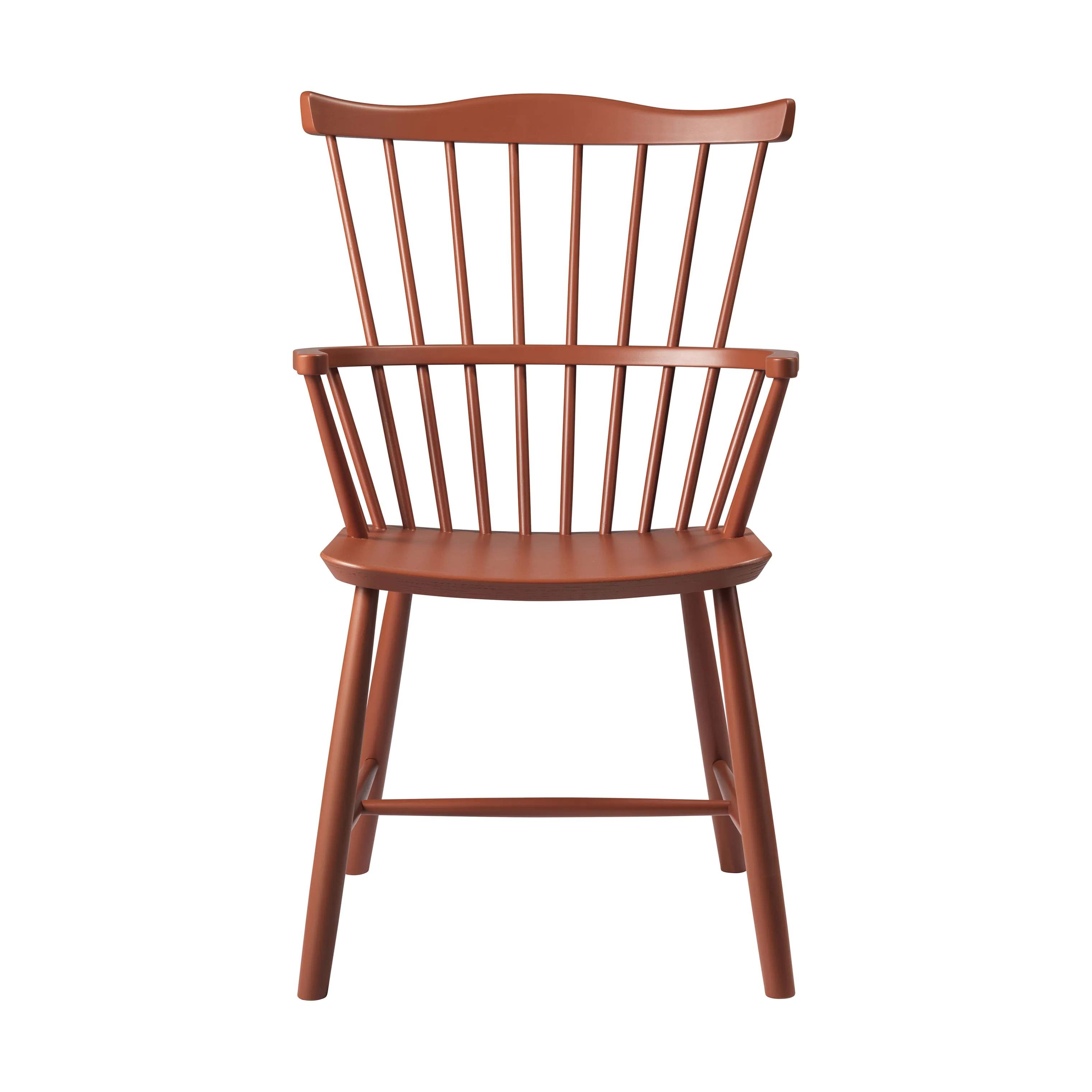 FDB Møbler Lænestole J52B Lænestol i Brick Red (NCS S 4050-Y70R), 4