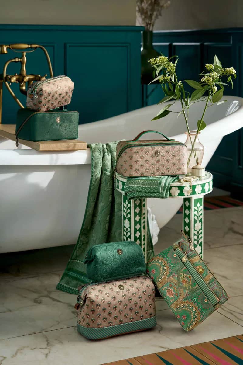 PIP Studio Toilettasker Cooper Kosmetiktaske i Lysegrøn, Small, 3