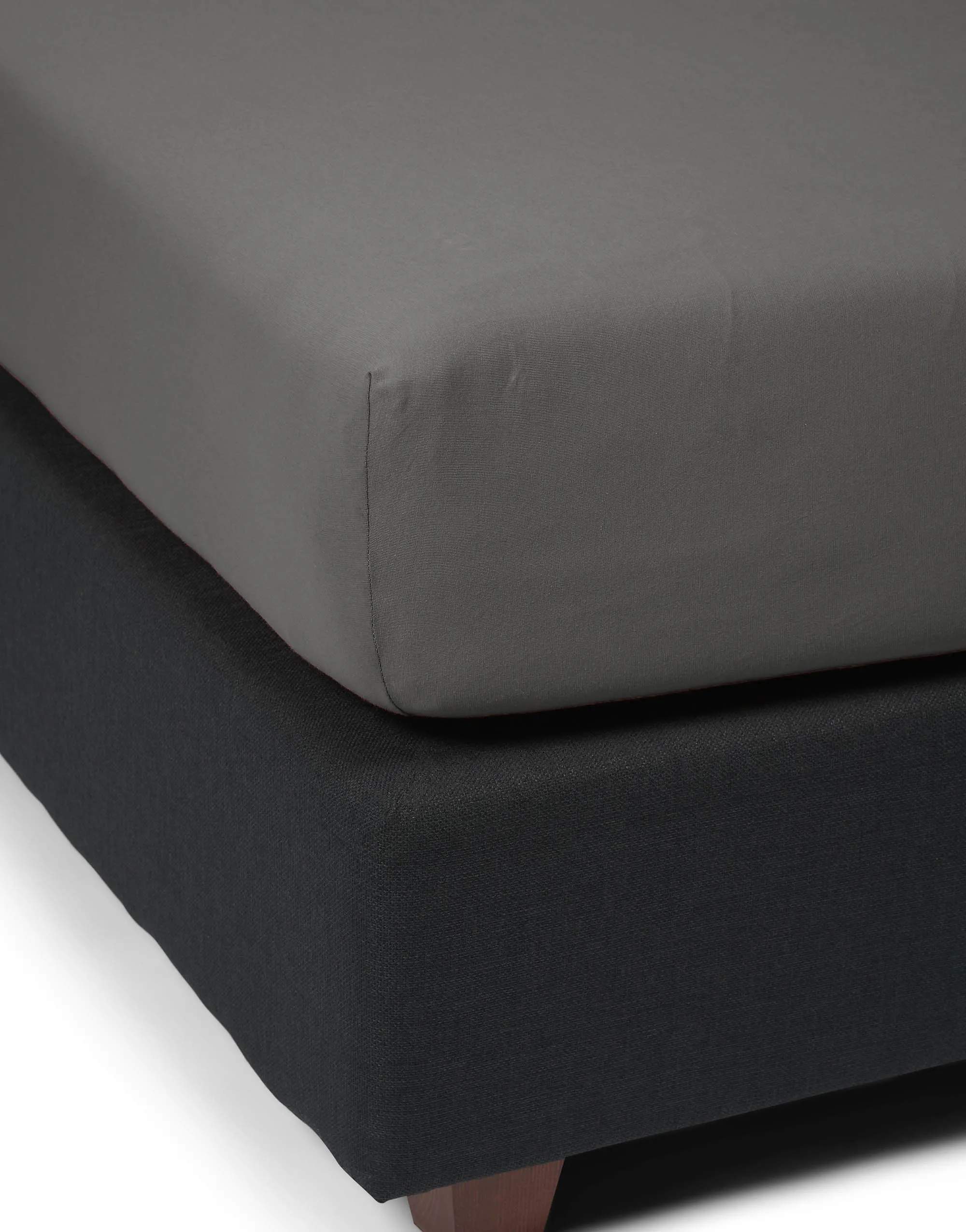 Essenza Lagner The Perfect Organic Jersey Organic Jersey Boxlagen i Steel grey , B200 x L220 cm, 3