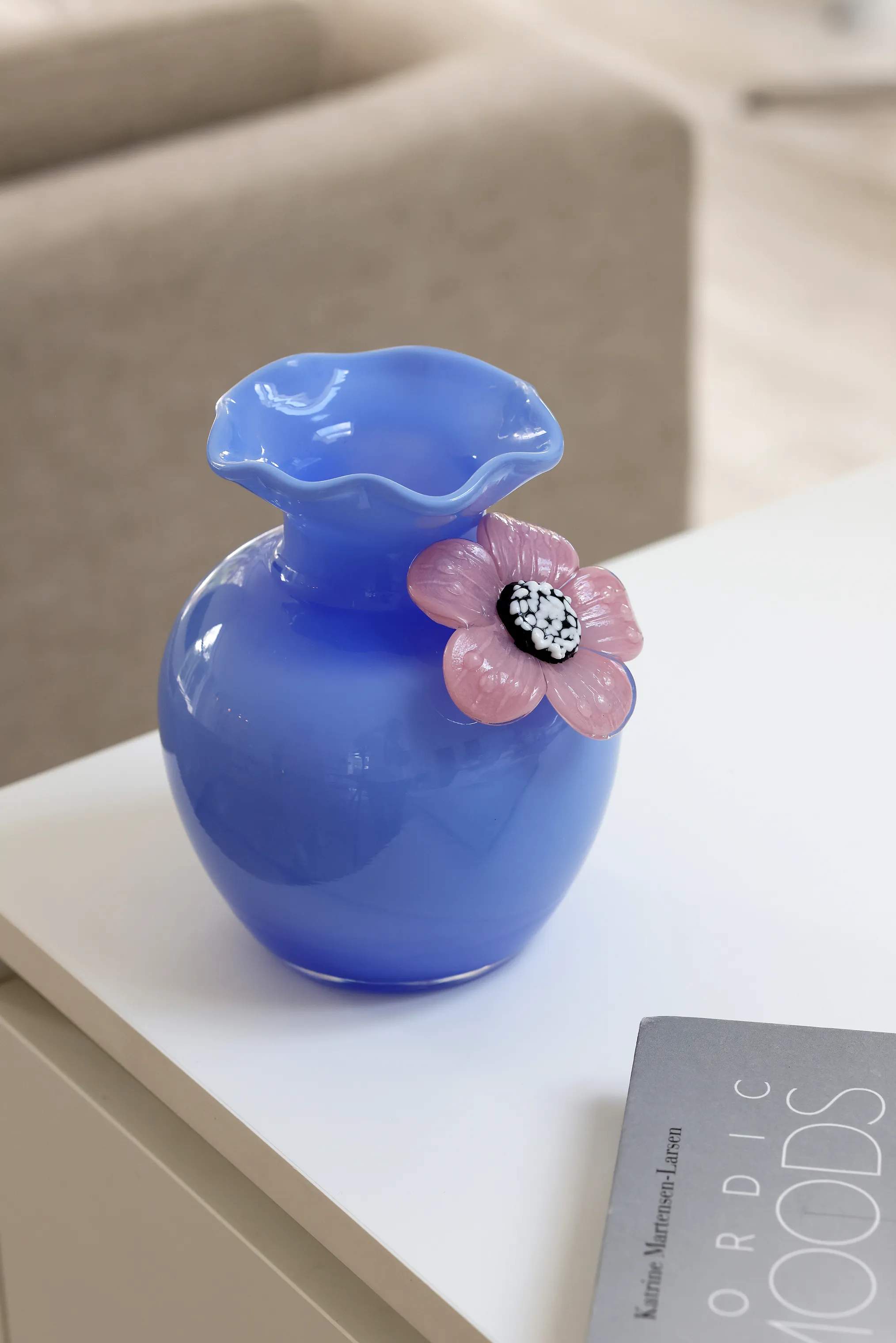 CASA Living Vaser Vase i Blå/rosa, 3