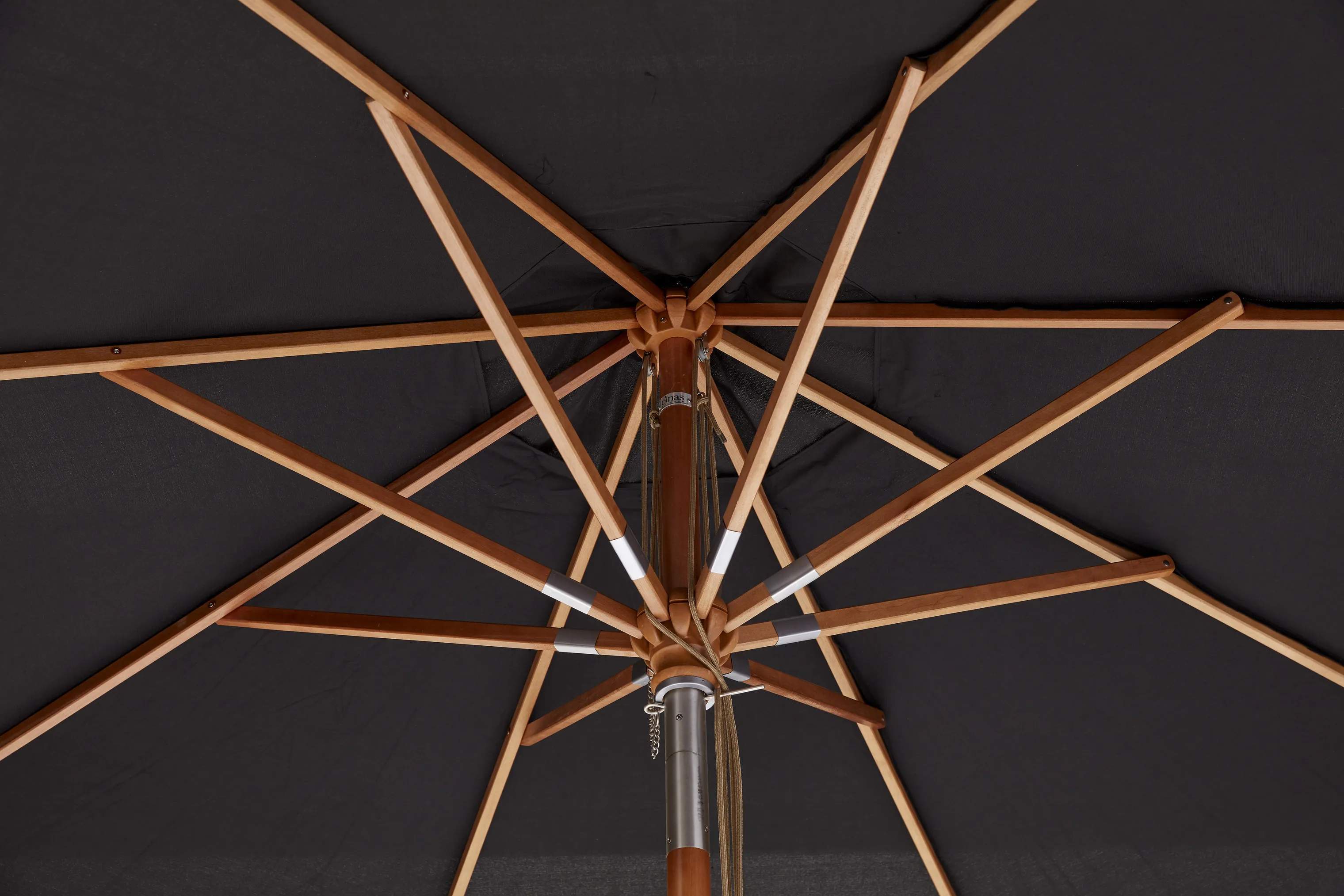 cinas Parasoller Pomino Parasol i Natur/Sort, 2