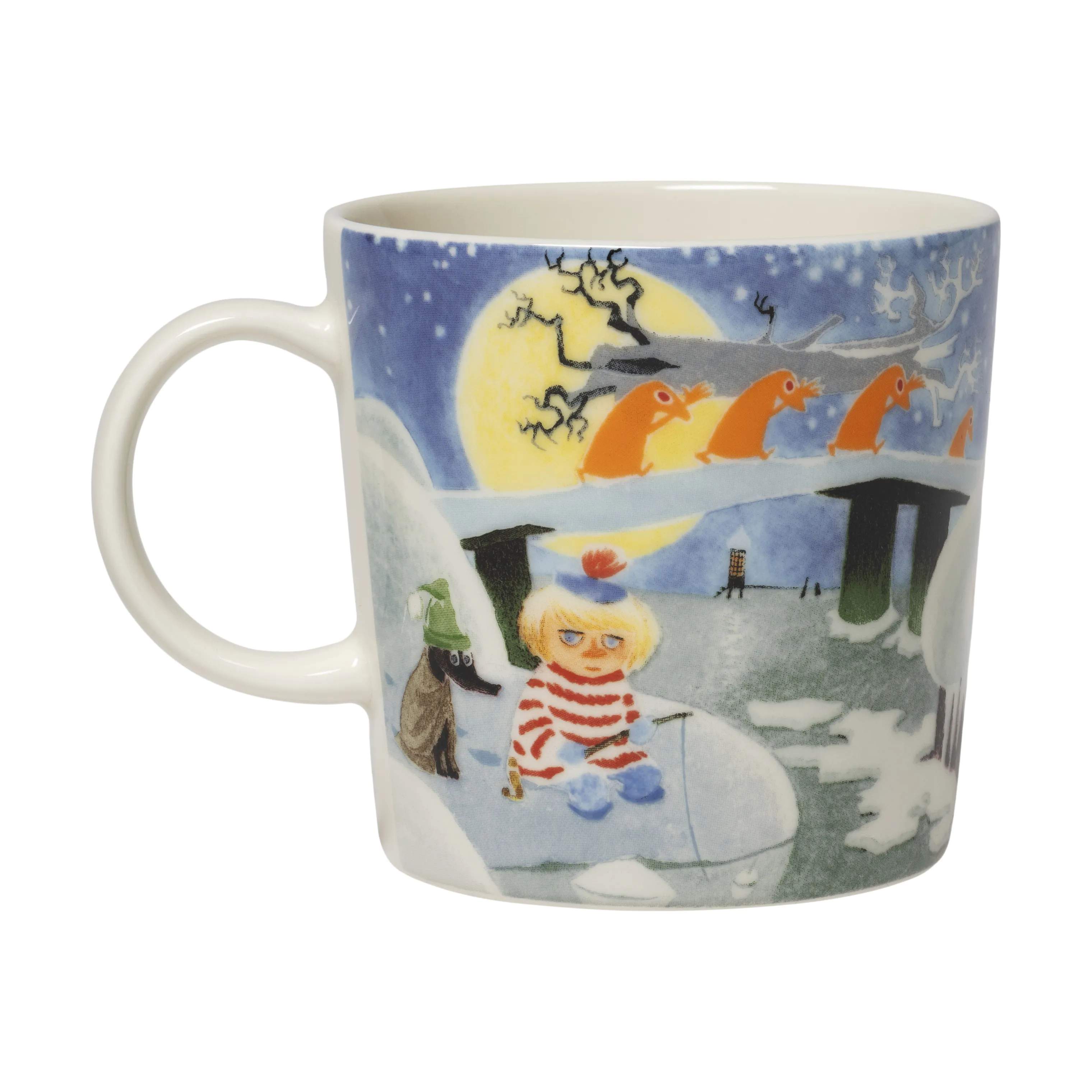 Moomin Arabia Krus og kopper med hank Vinternats Glød Krus i Vinternats glød, 1