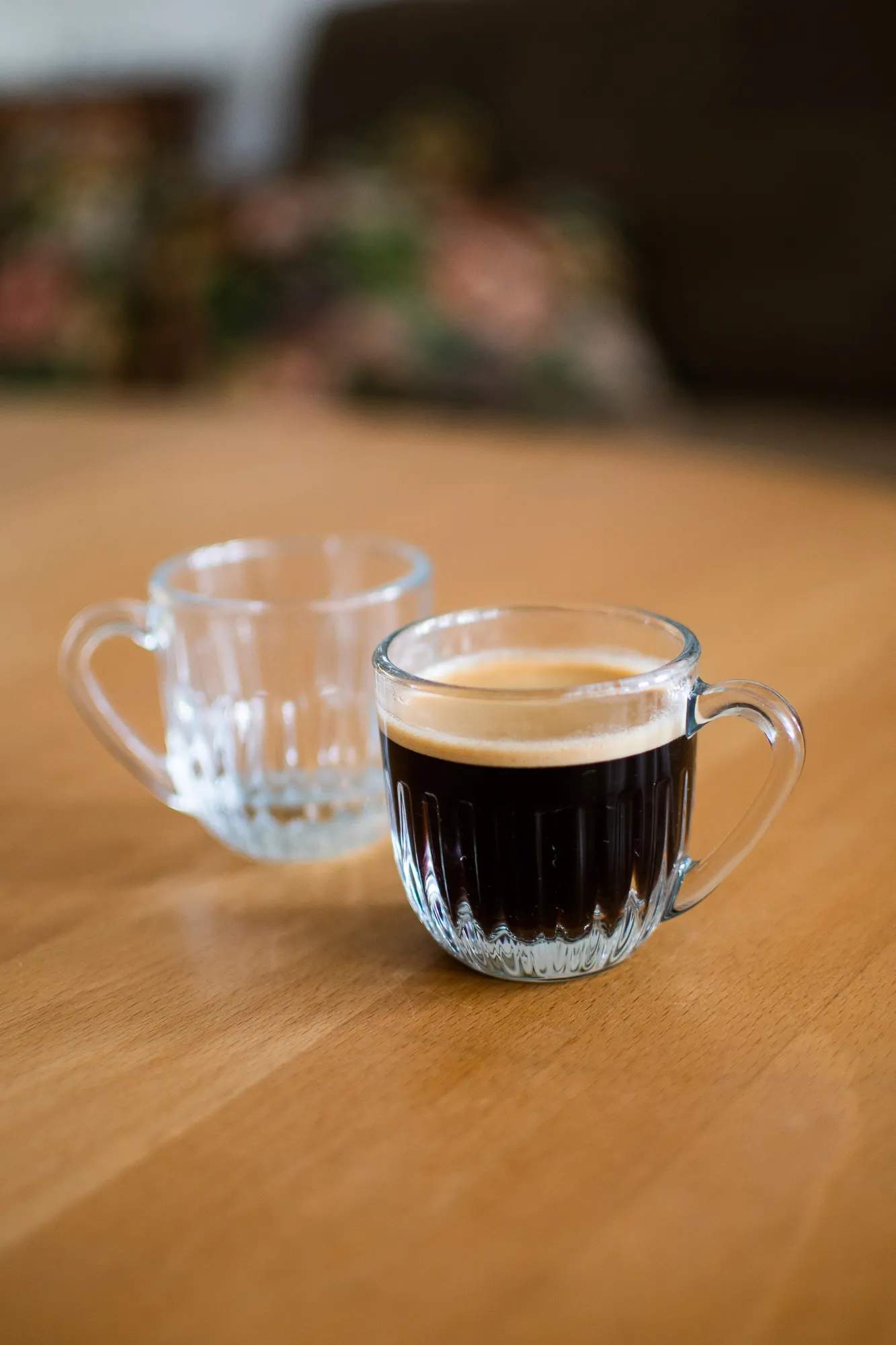 La Rochère Krus og kopper med hank Quessant Espressoglas - 6 stk. i 9 cl, 2