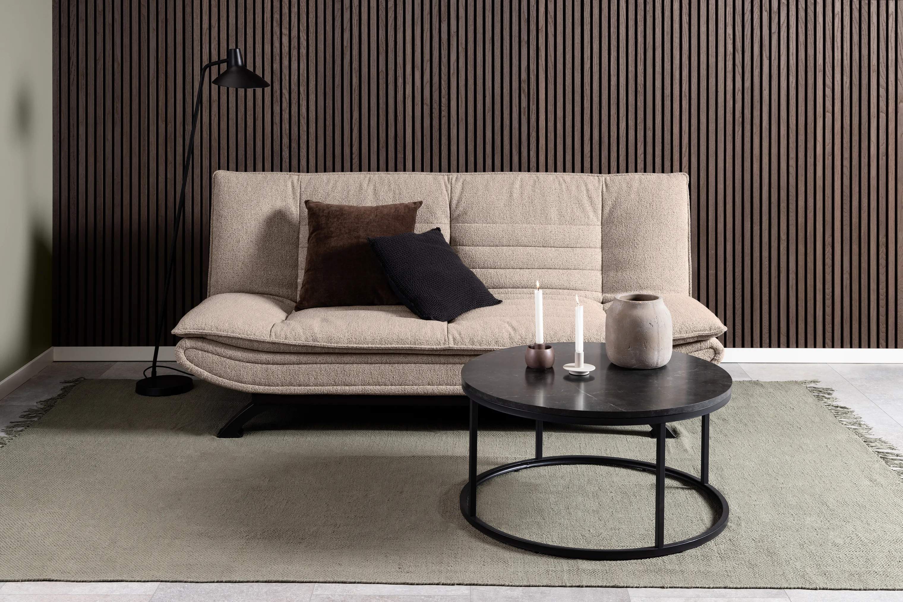CASA Living Daybeds Faith Sovesofa i beige/mat sort, 2