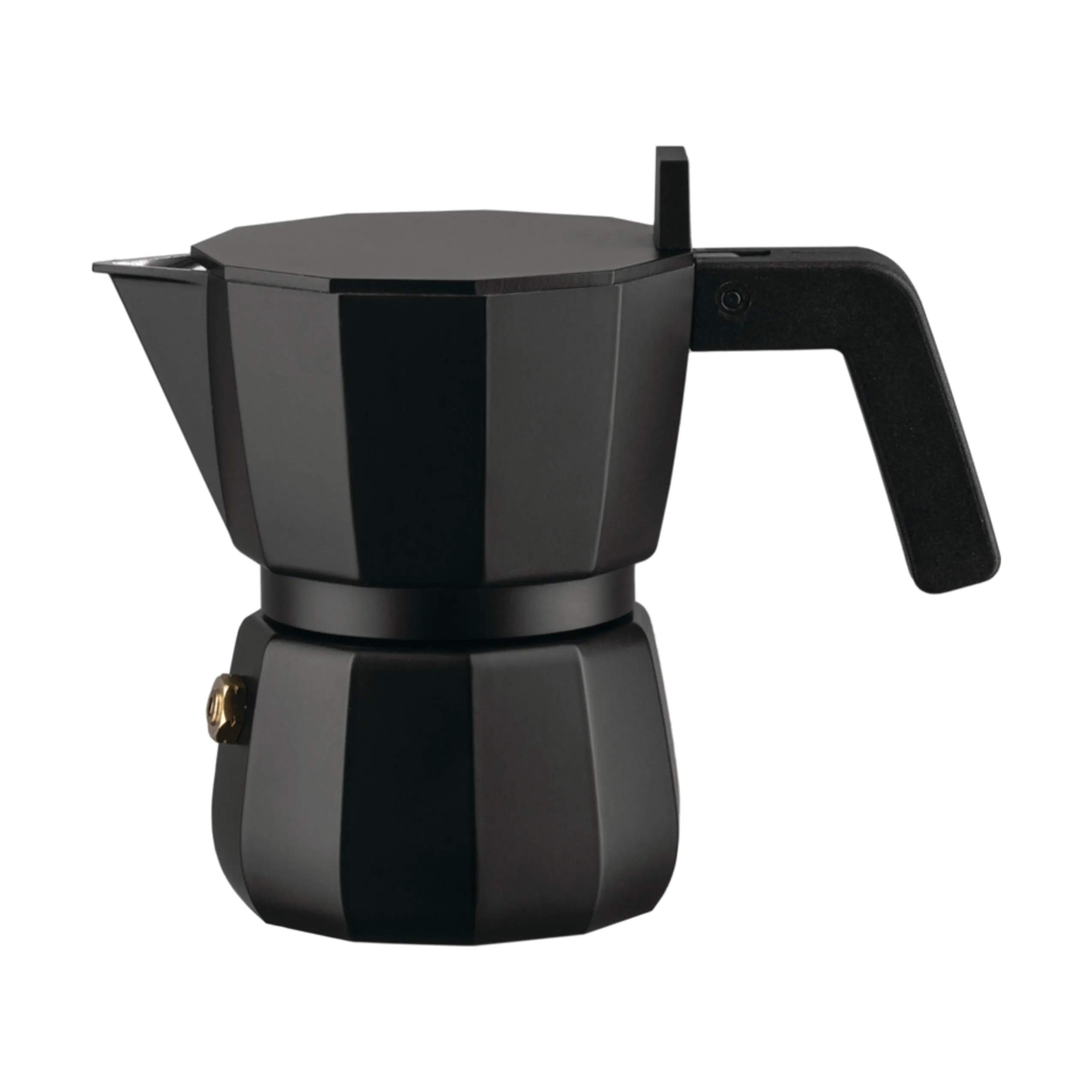 Alessi Espressokander Moka Espressokande i Sort, 7 cl, 1
