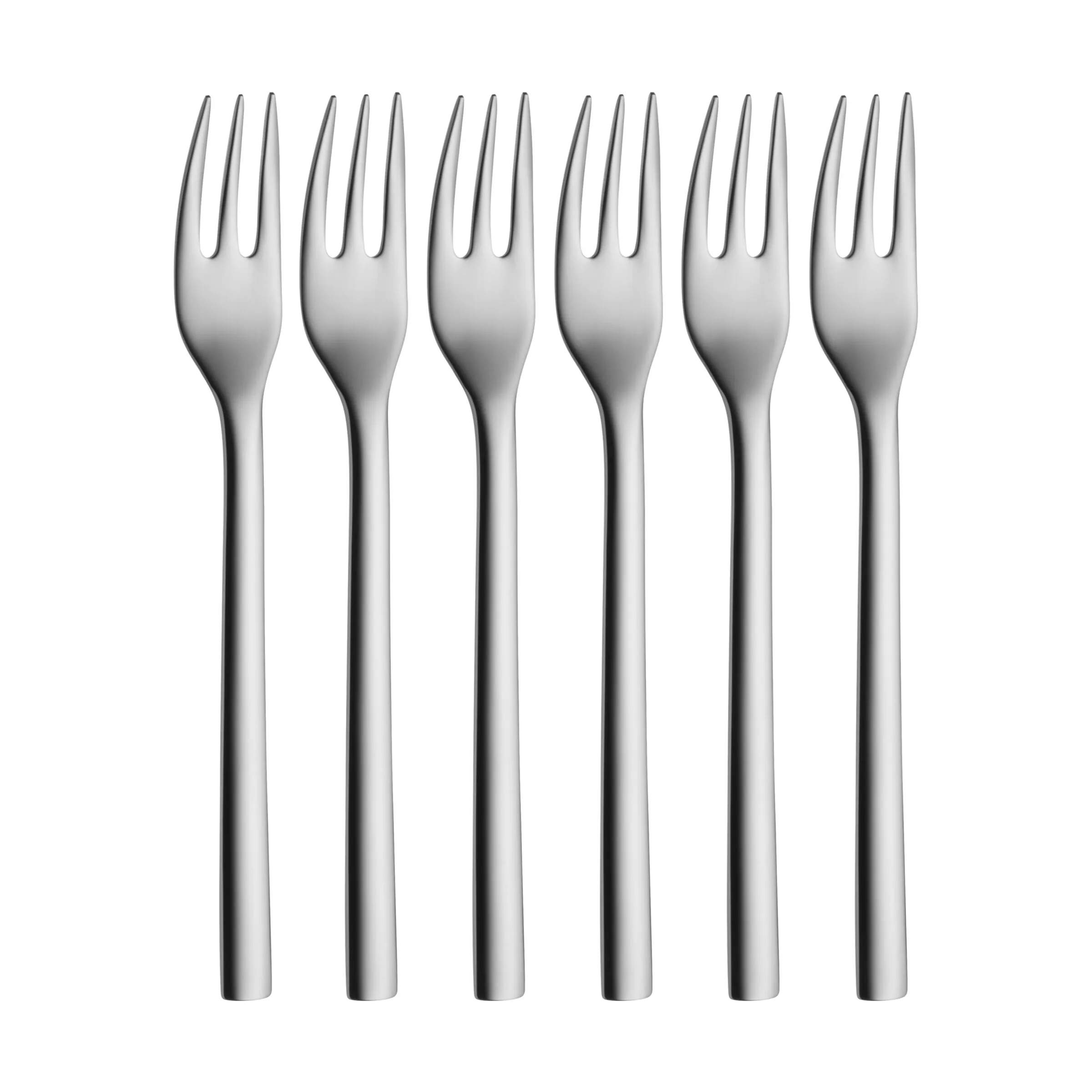 WMF Kagegafler Nuova Kagegafler - 6 stk. i Sølvfarvet, 1