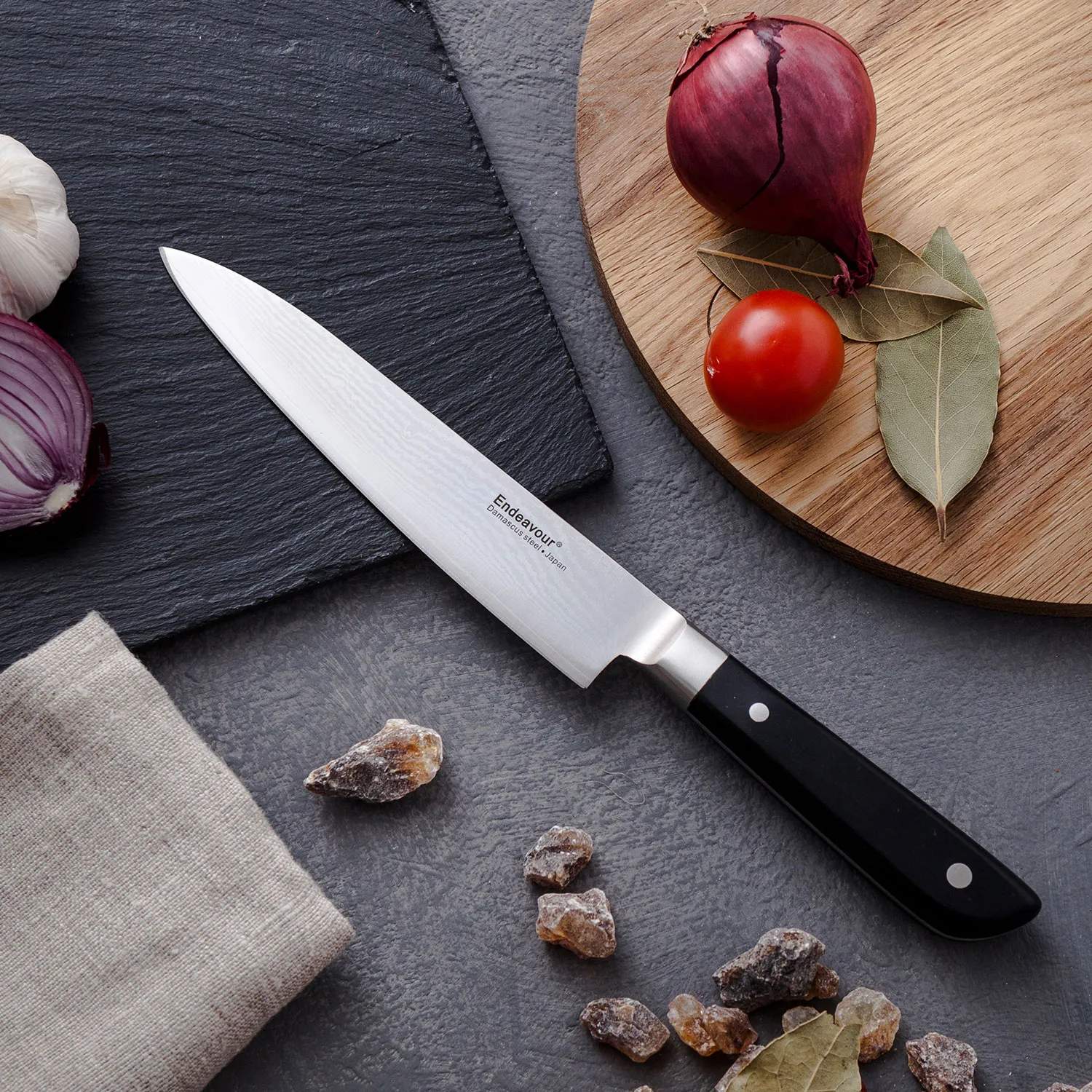 Endeavour Universalknive Fruit Universalkniv i sort, 6