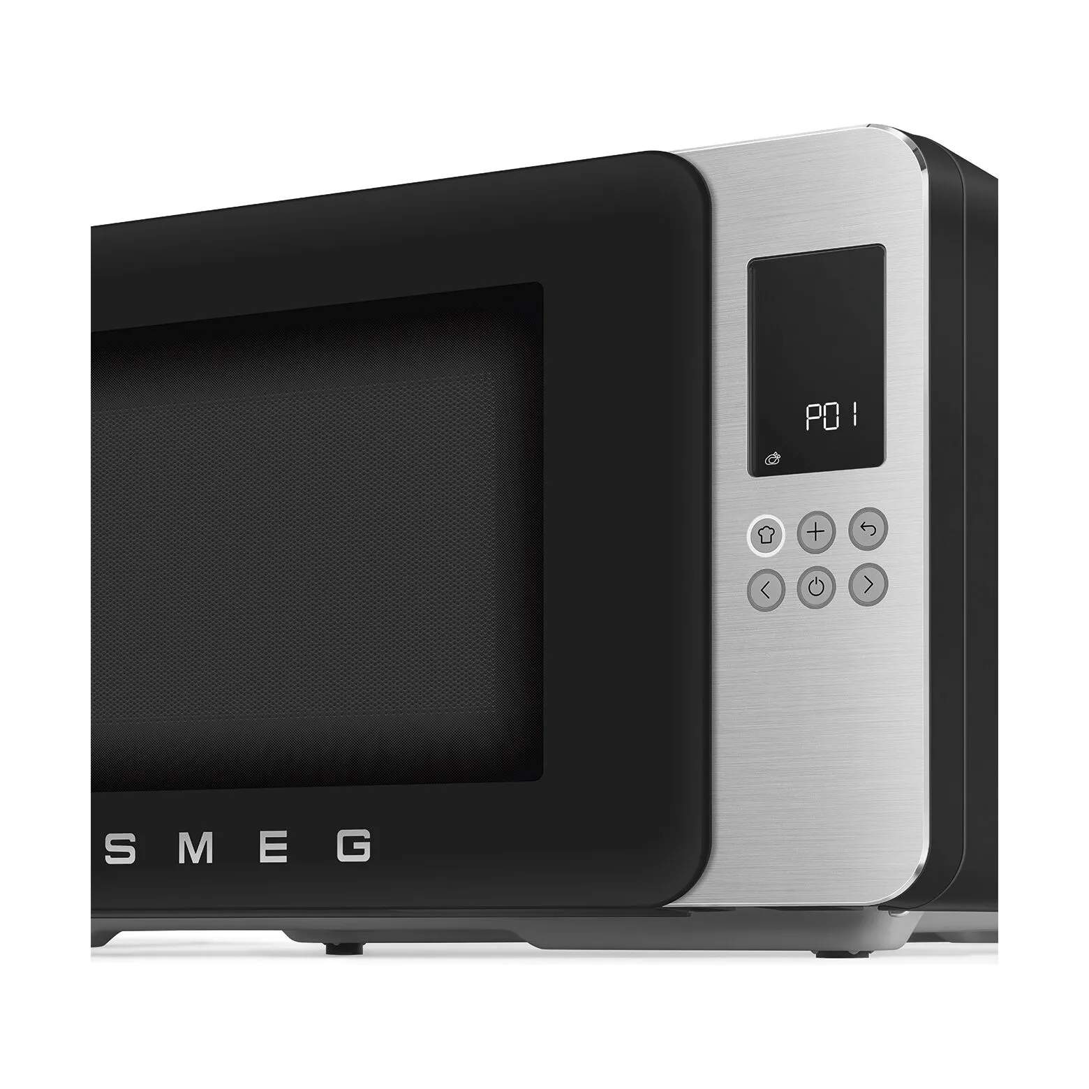 Smeg Mikroovne Collezione Mikroovn i Mat sort, 4