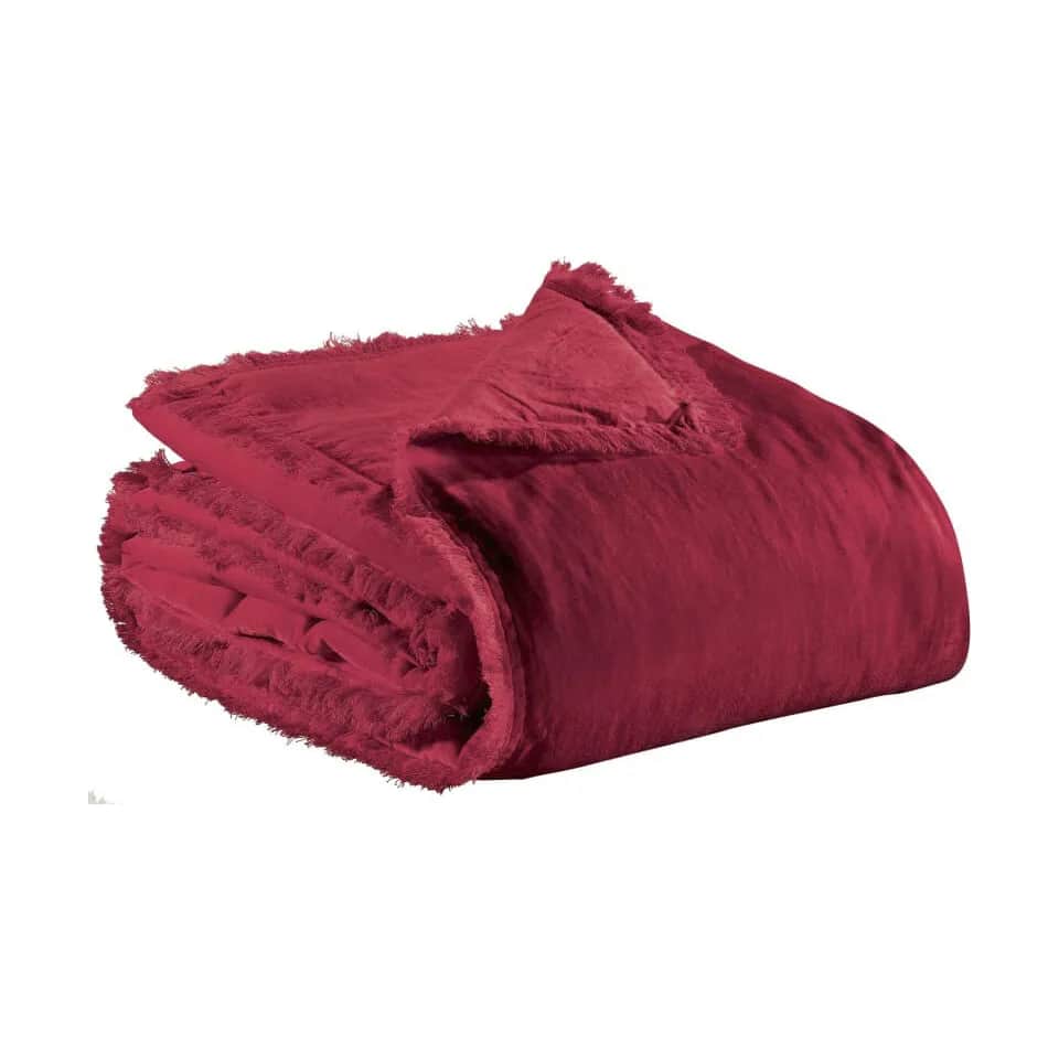 Fara Plaid, ruby, large