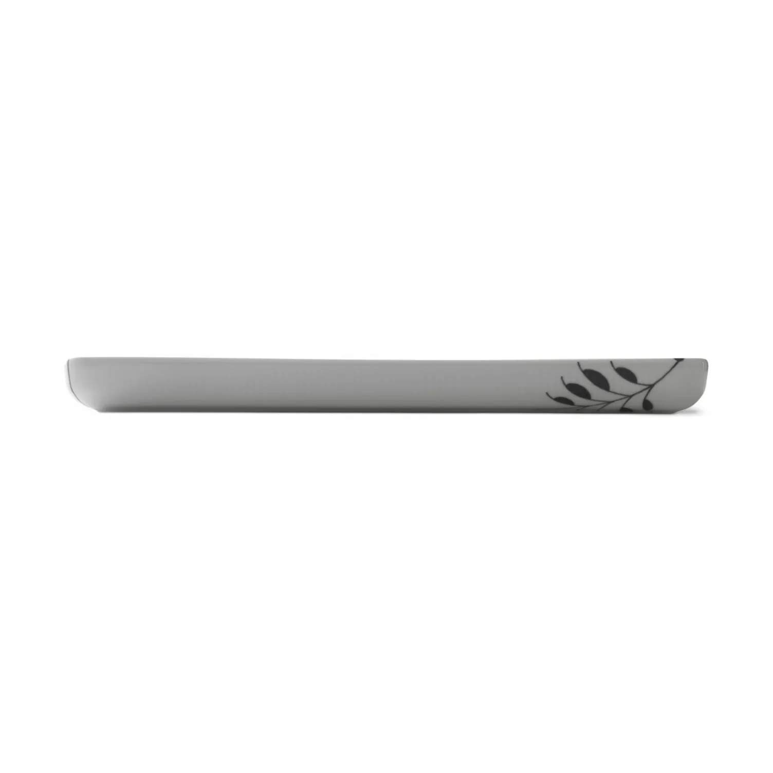 Royal Copenhagen Serveringsfade Sort Mega Riflet Fad i Sort/hvid, 36 cm, 5