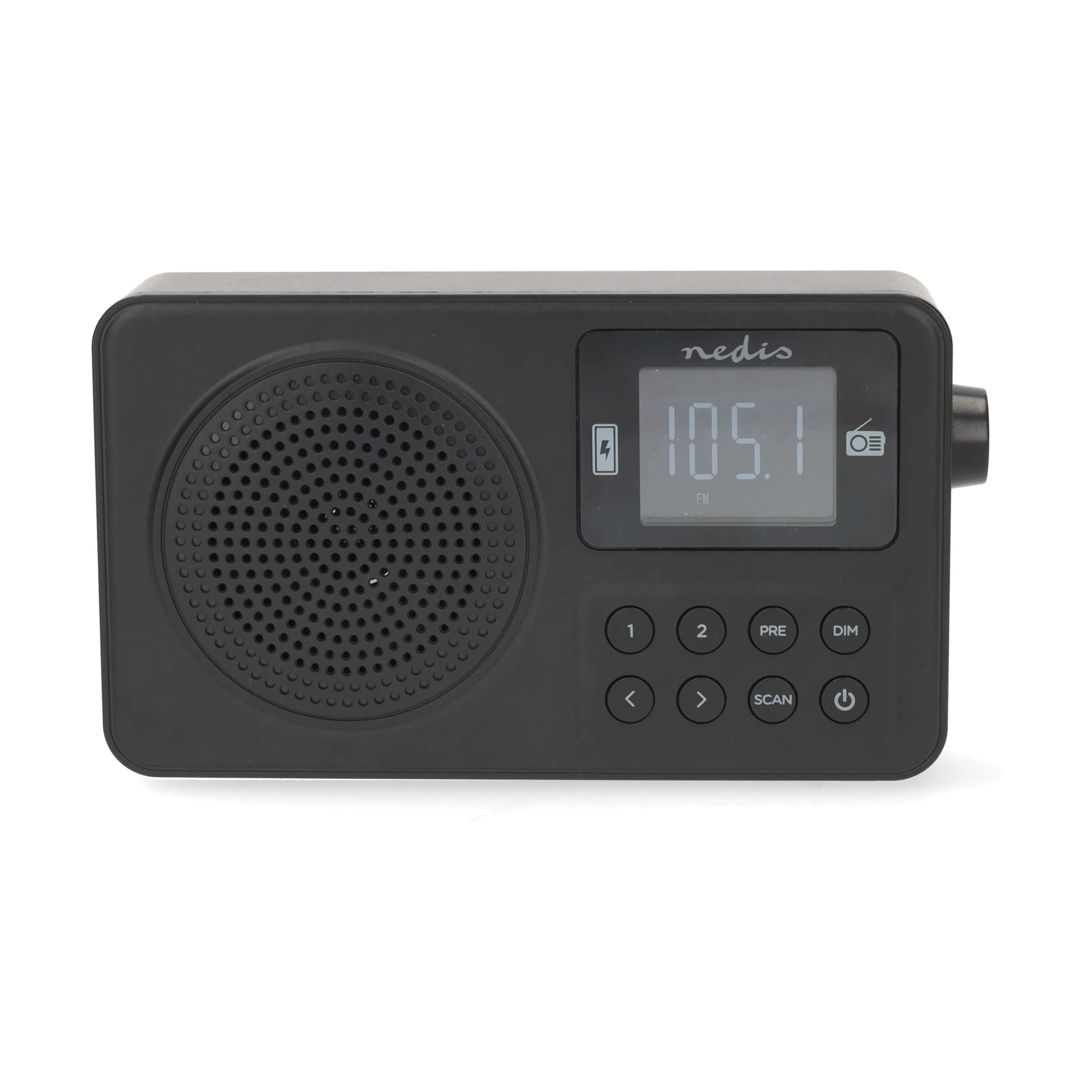 Nedis Højtalere FM Radio i Sort, 6