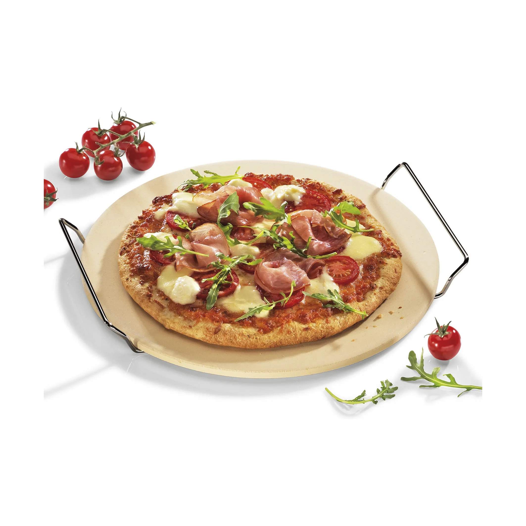Küchenprofi Pizzasten Küchenprofi Pizza Rund Pizzasten m. stel i Grå, 2