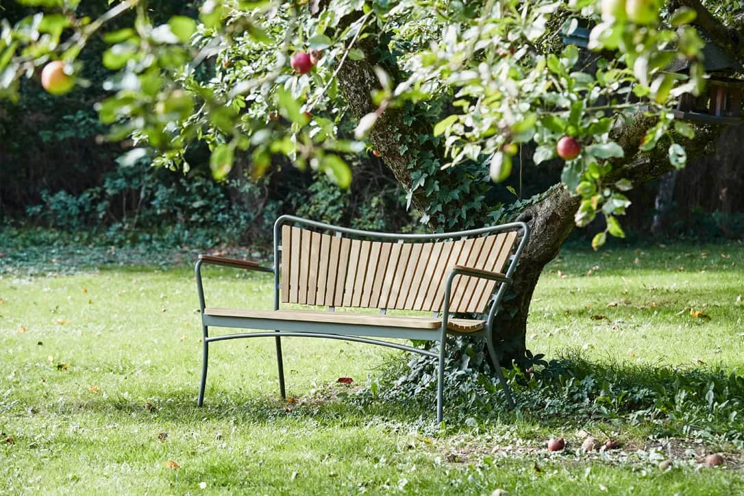 Mandalay Havebænke Marguerit Havebænk i Olivengrøn, 143 cm, 2