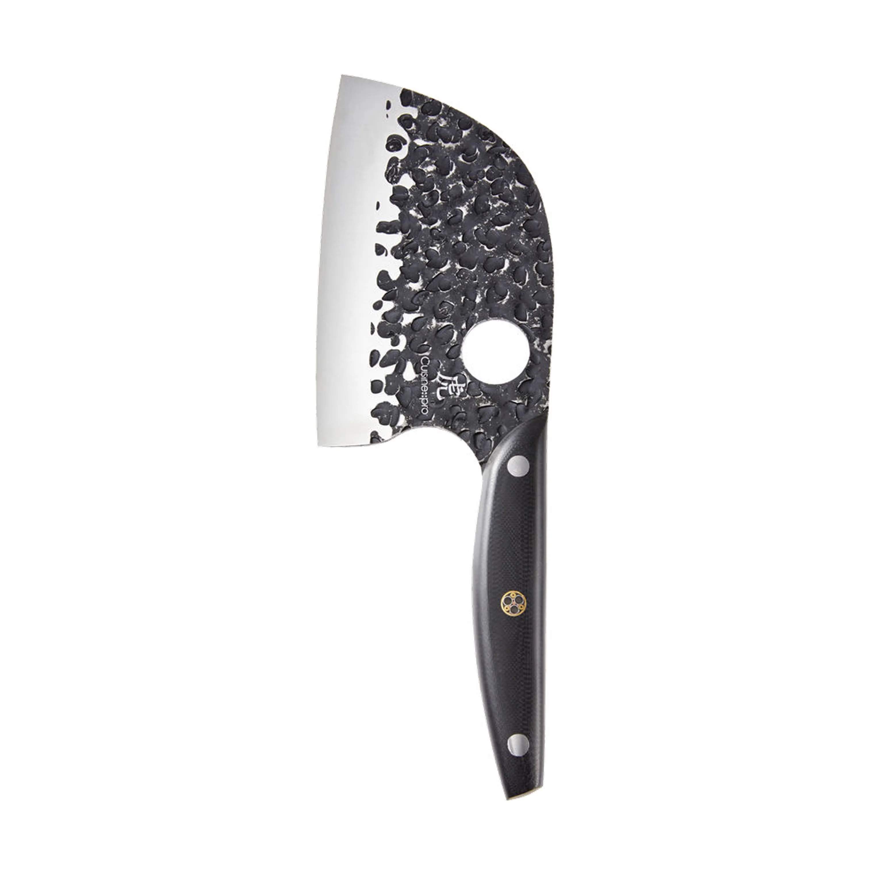 THE CUSTOM CHEF™ Kokkeknive Cuisine::pro Kuroi Kiba Moon Kniv 5 i Sort/stål, 1