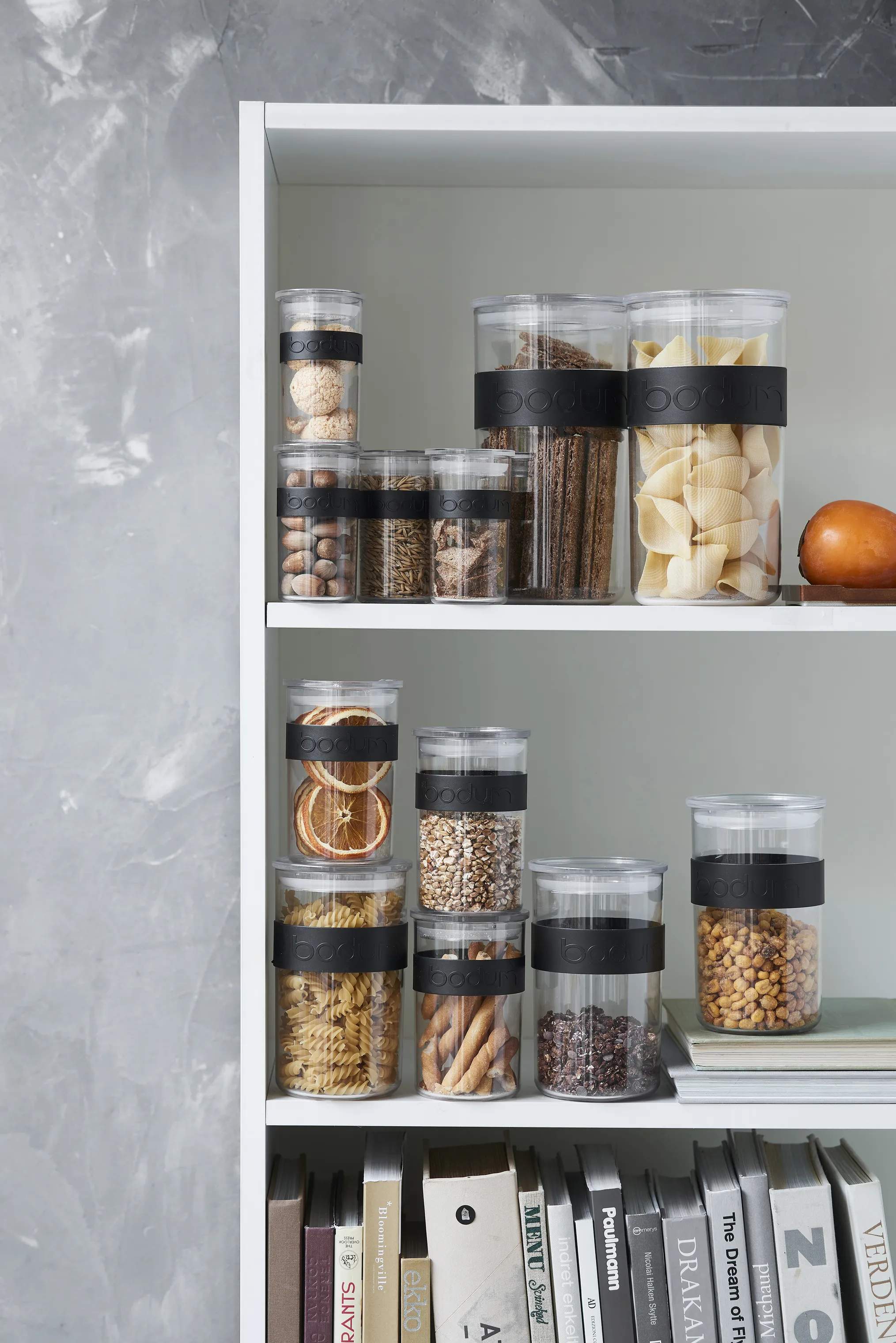 Bodum Opbevaringsglas Presso Opbevaringsglas - 12 stk. i Klar/sort, 3