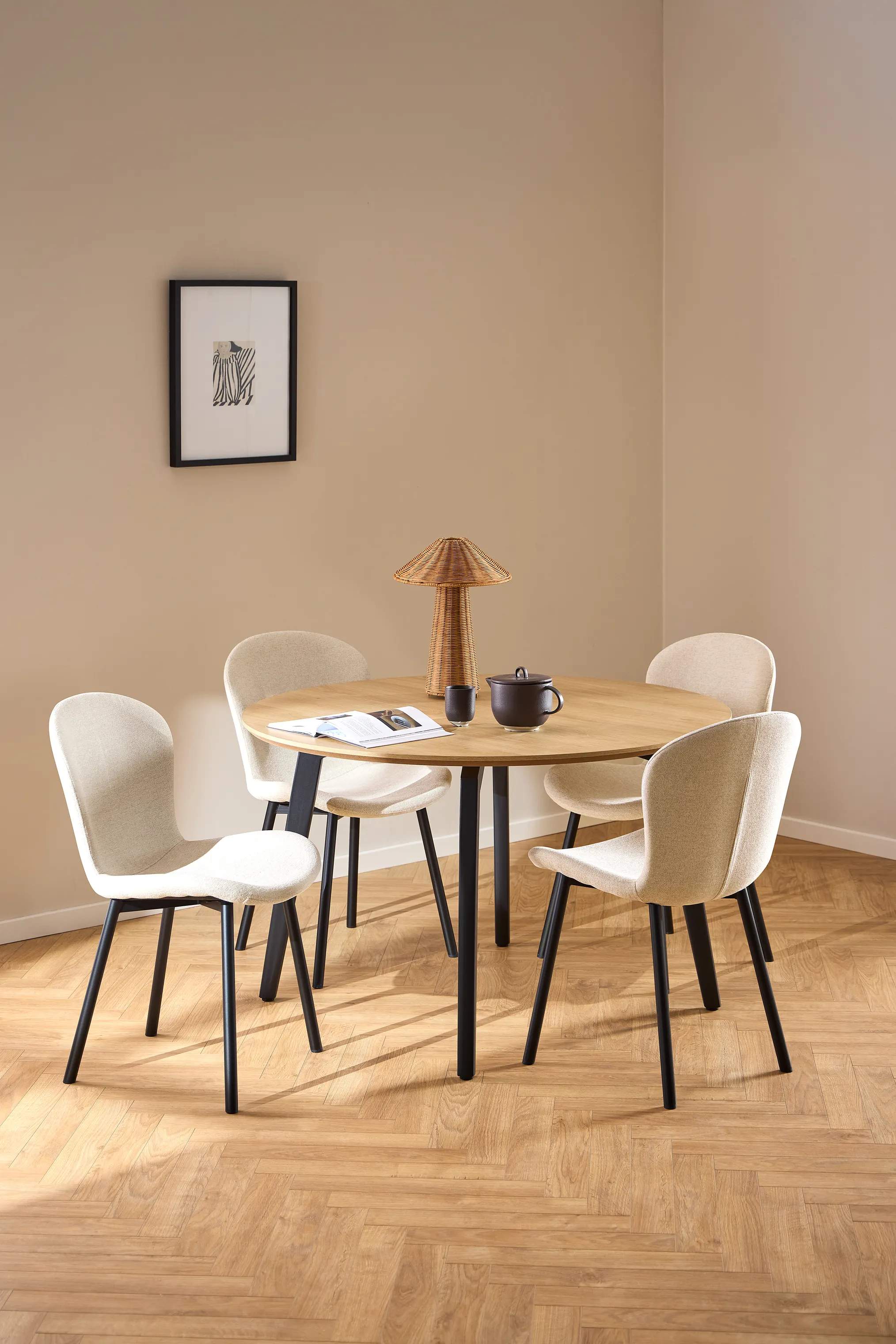 CASA Living Spiseborde Cadiz Spisebordssæt - 5 dele i Beige, 2