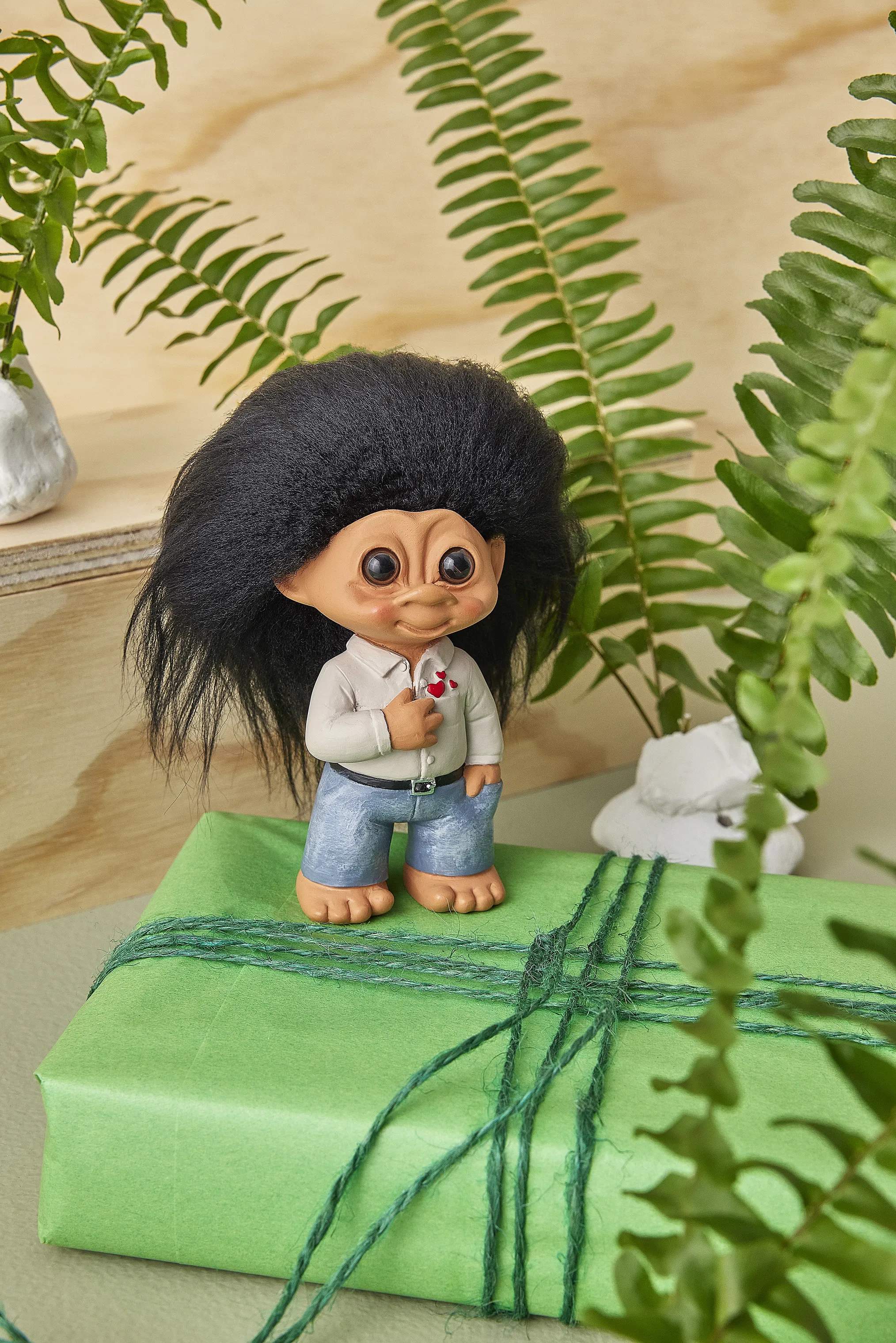 Lykketrold Øvrige figurer Figur - Verdens Bedste Far i hvid/blå, 3