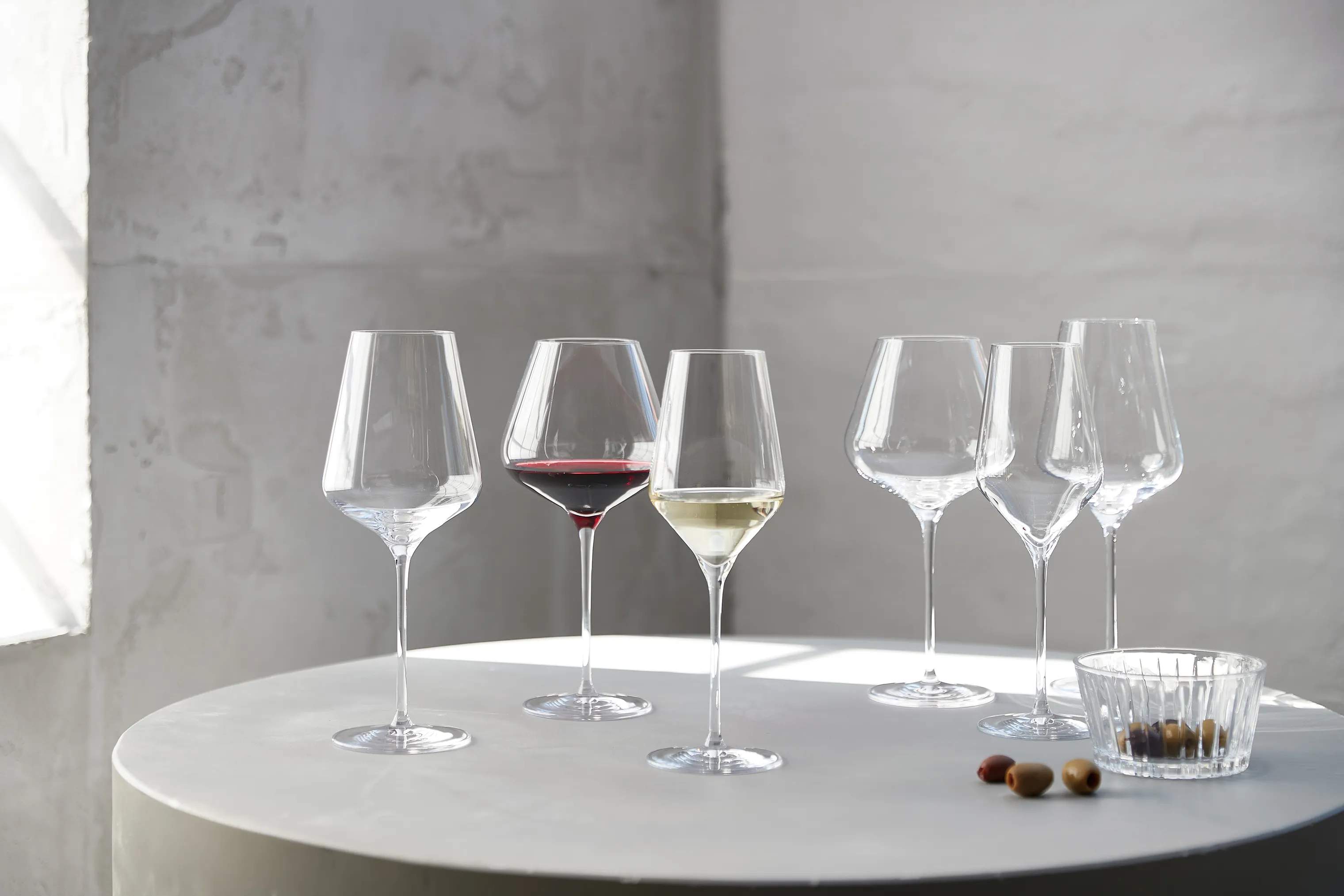 Aida Rødvinsglas Connoisseur Extravagant Rødvinsglas - 4 stk. i Klar, 3