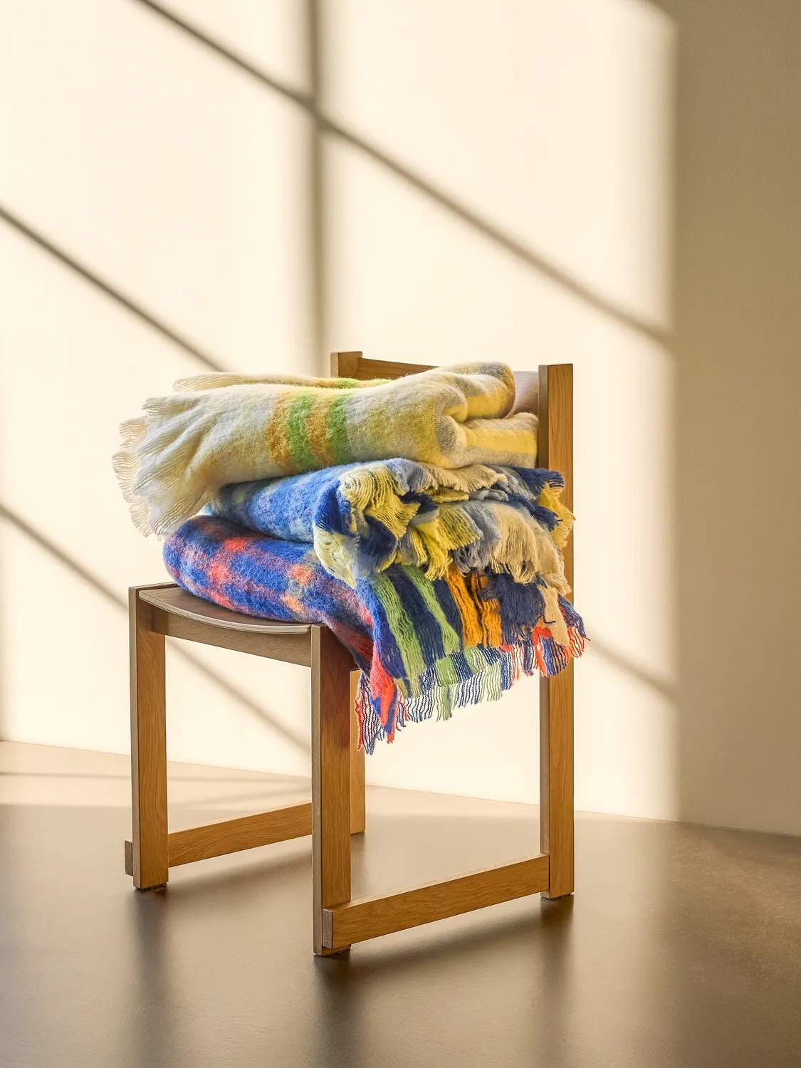Hübsch Plaider Loom Plaid i Blå, 3